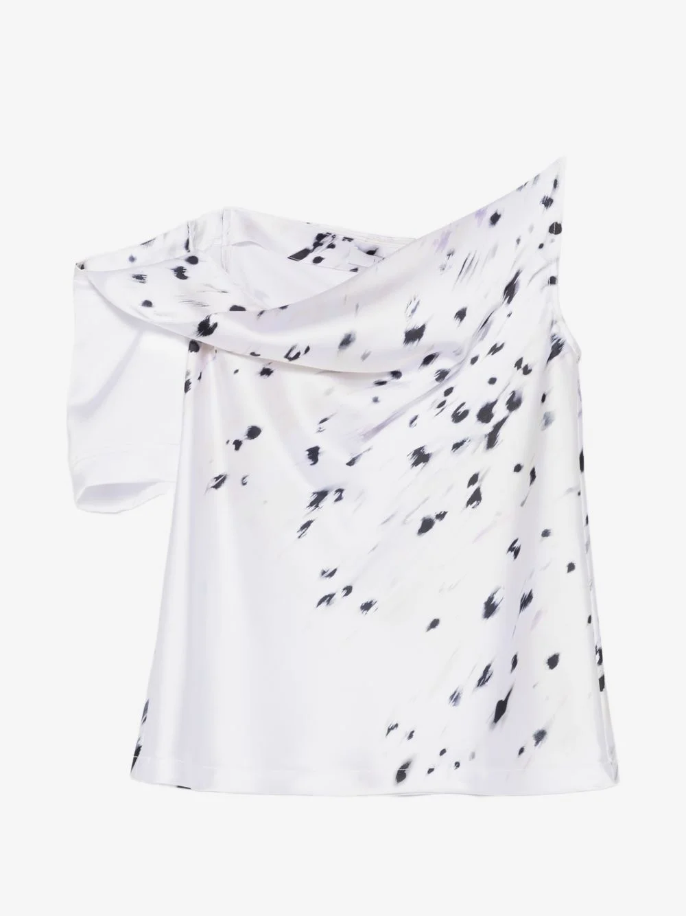 draped-detail blouse - 1