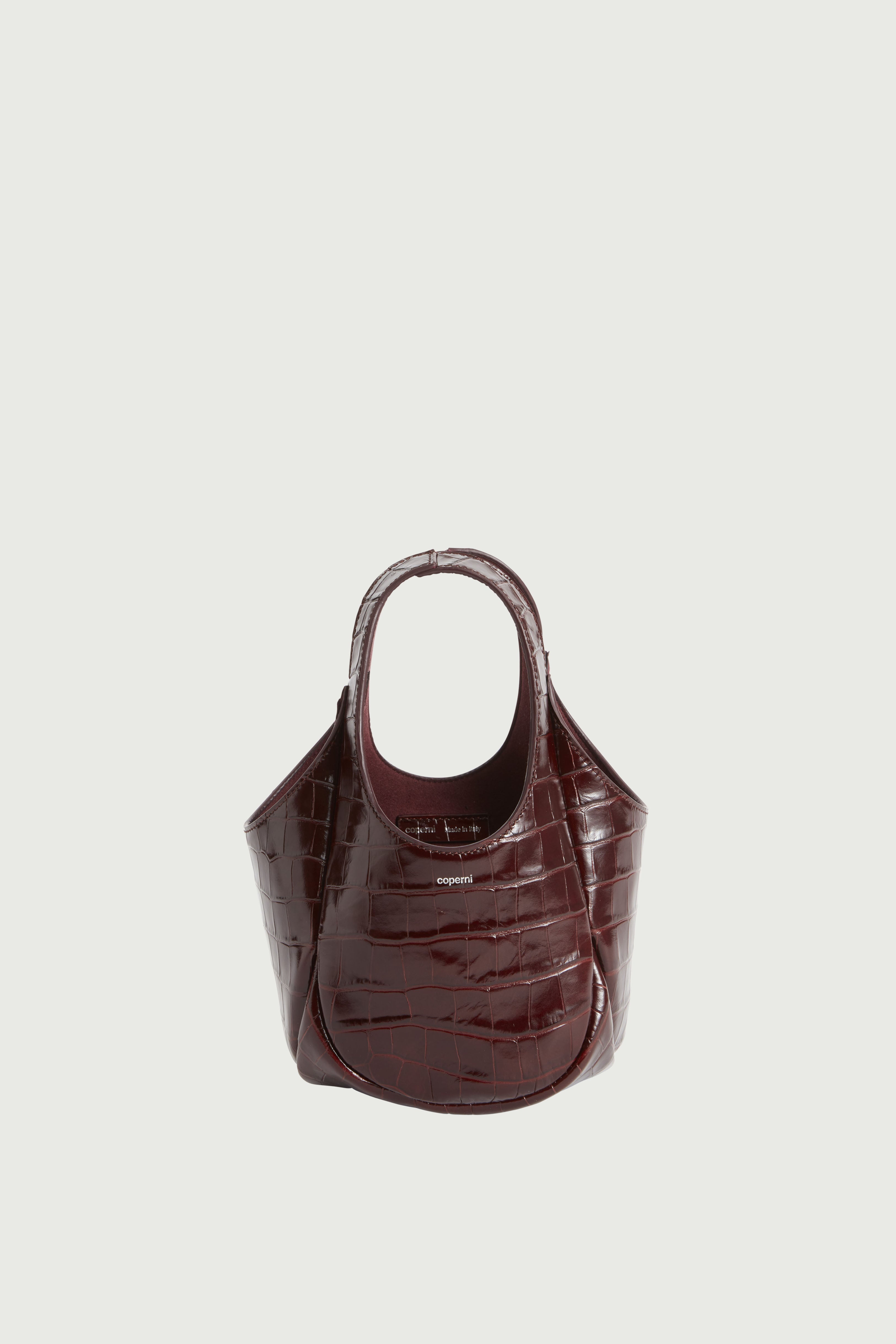 Croco Mini Bucket Swipe Bag - 1