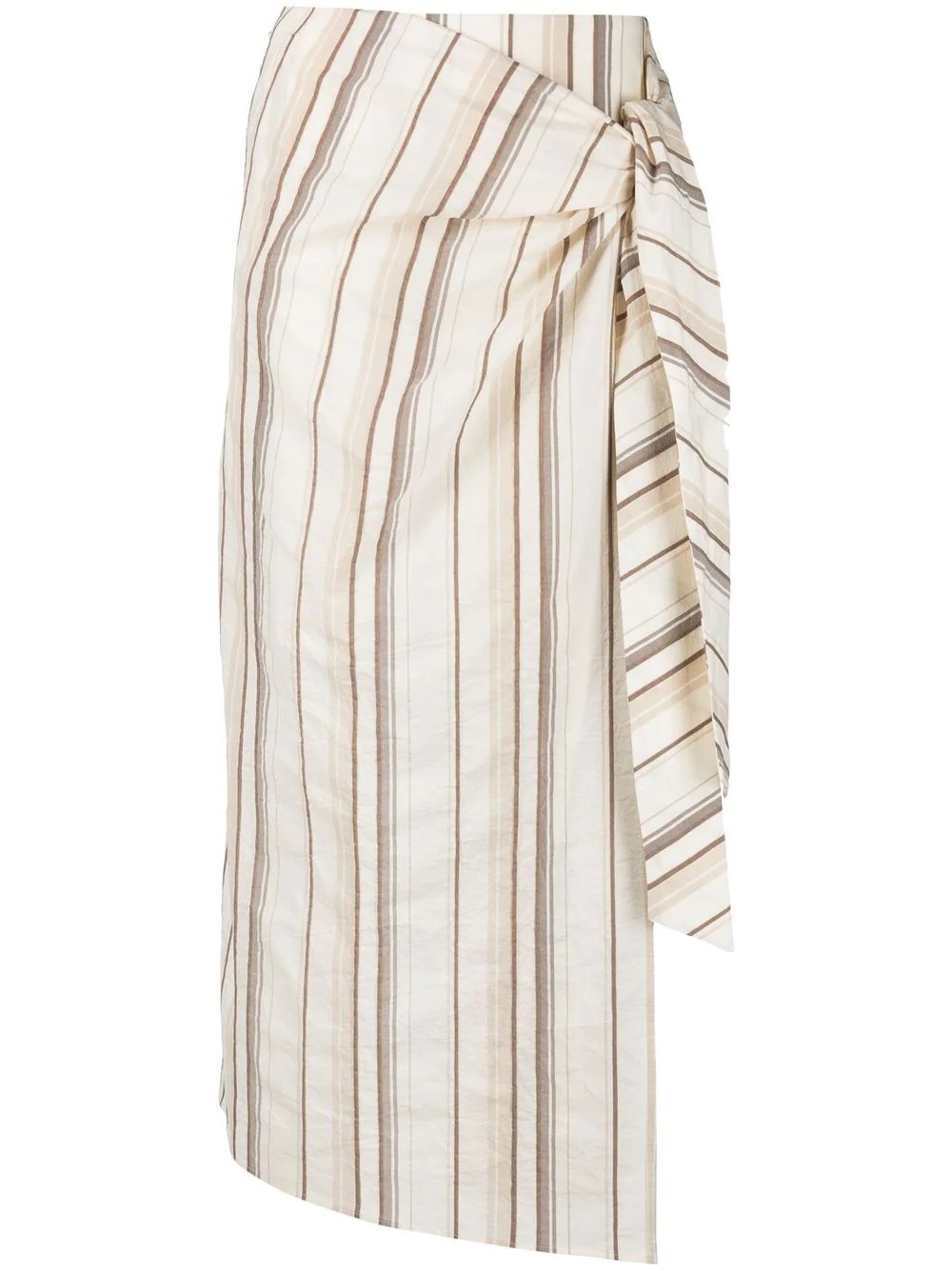 striped wrap skirt - 1