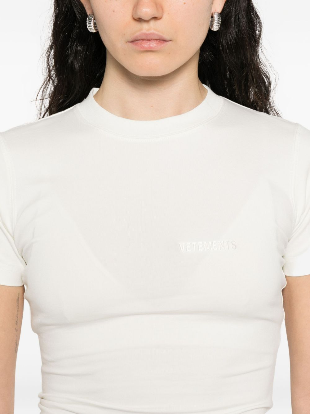 short-sleeved crew-neck top - 5