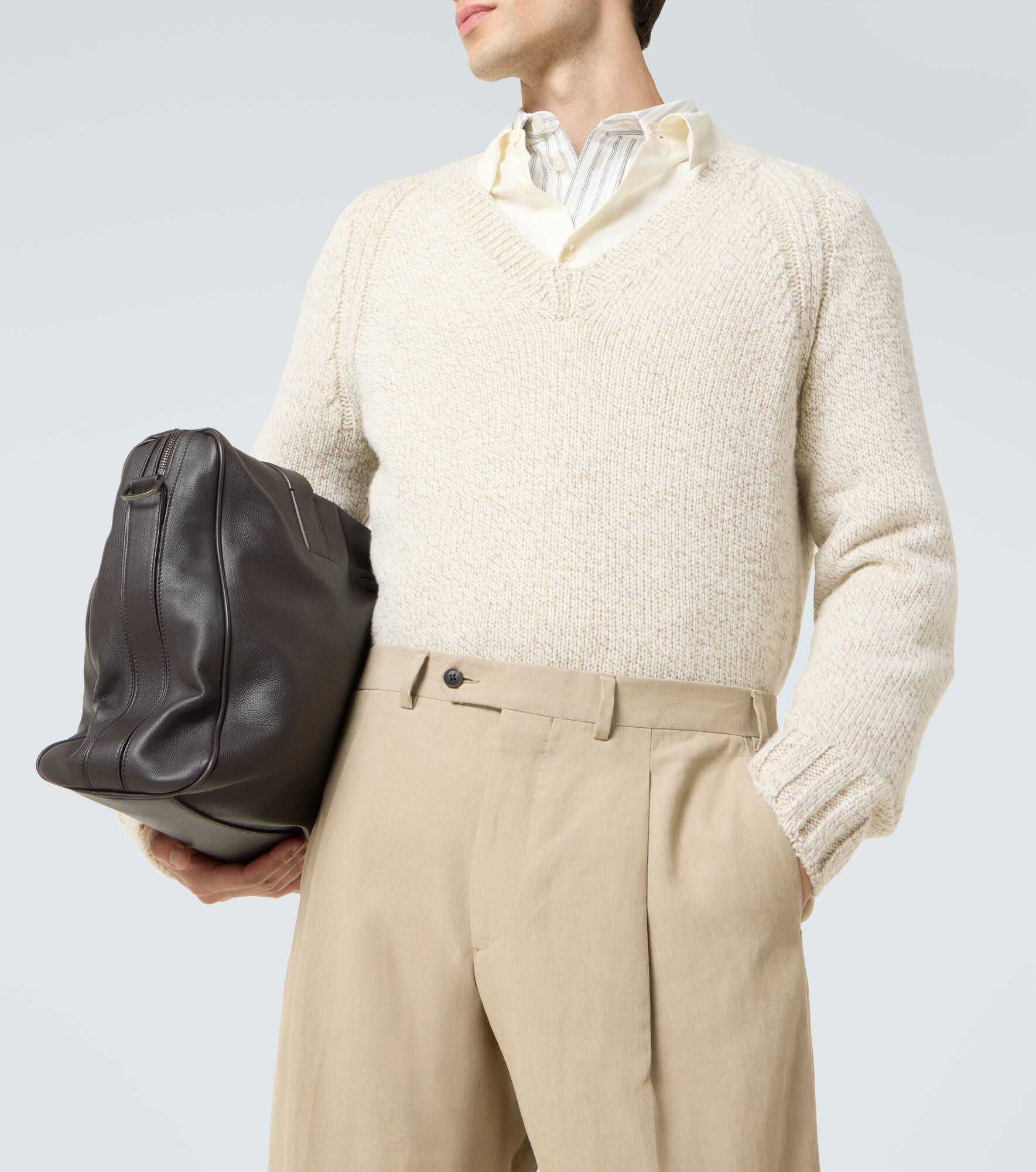 Cashmere and wool sweater - 5
