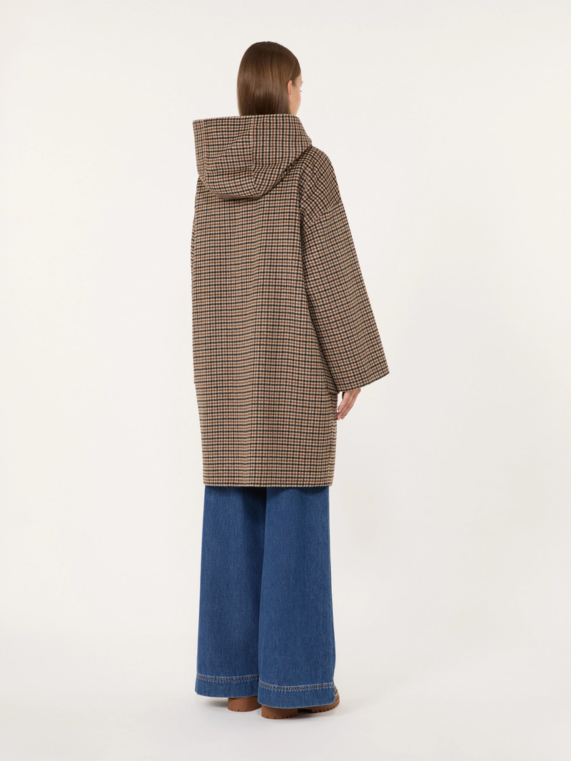 BALTA Double wool broadcloth coat - BROWN 4