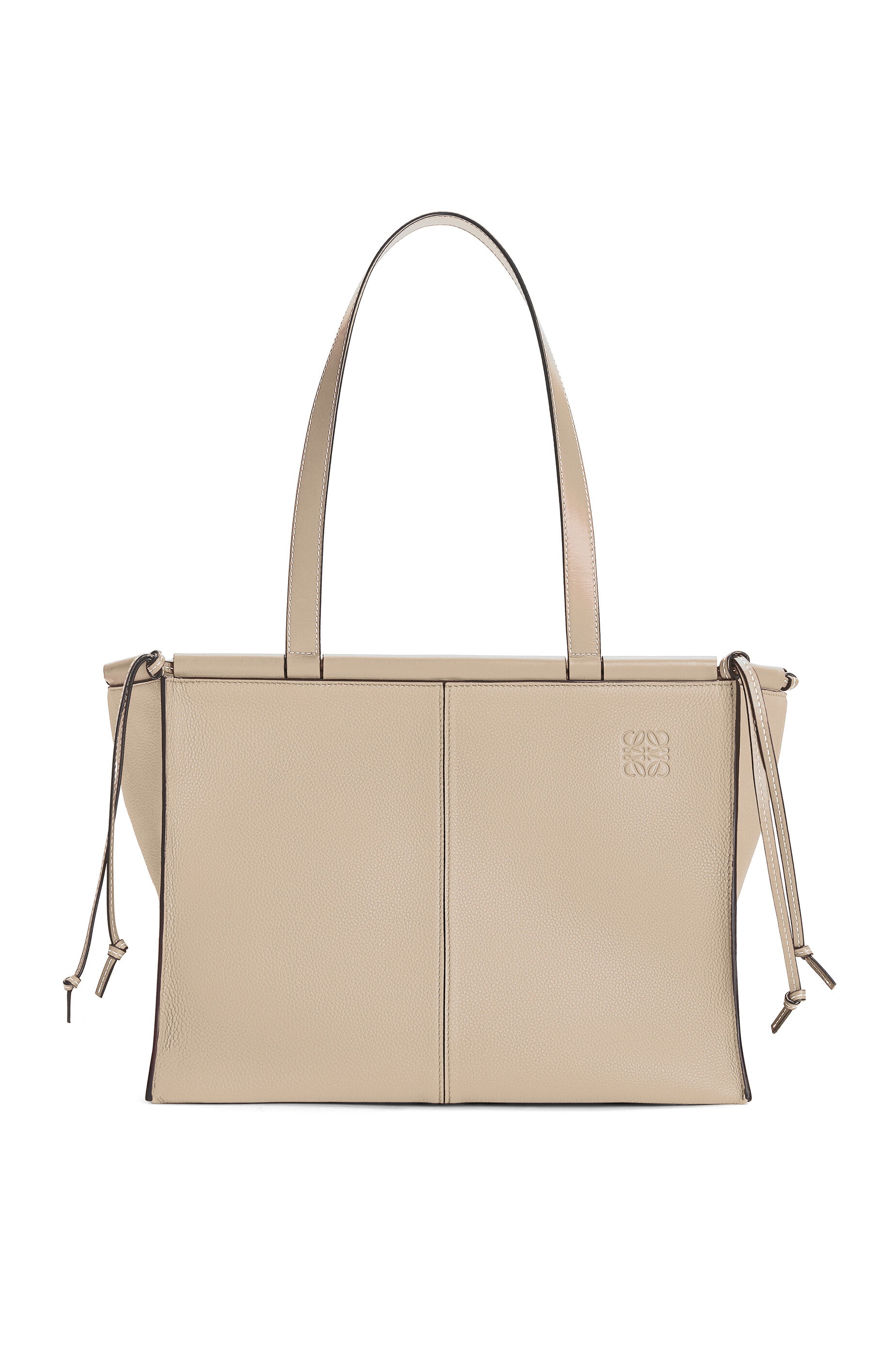 Cushion tote bag in soft grained calfskin - 1