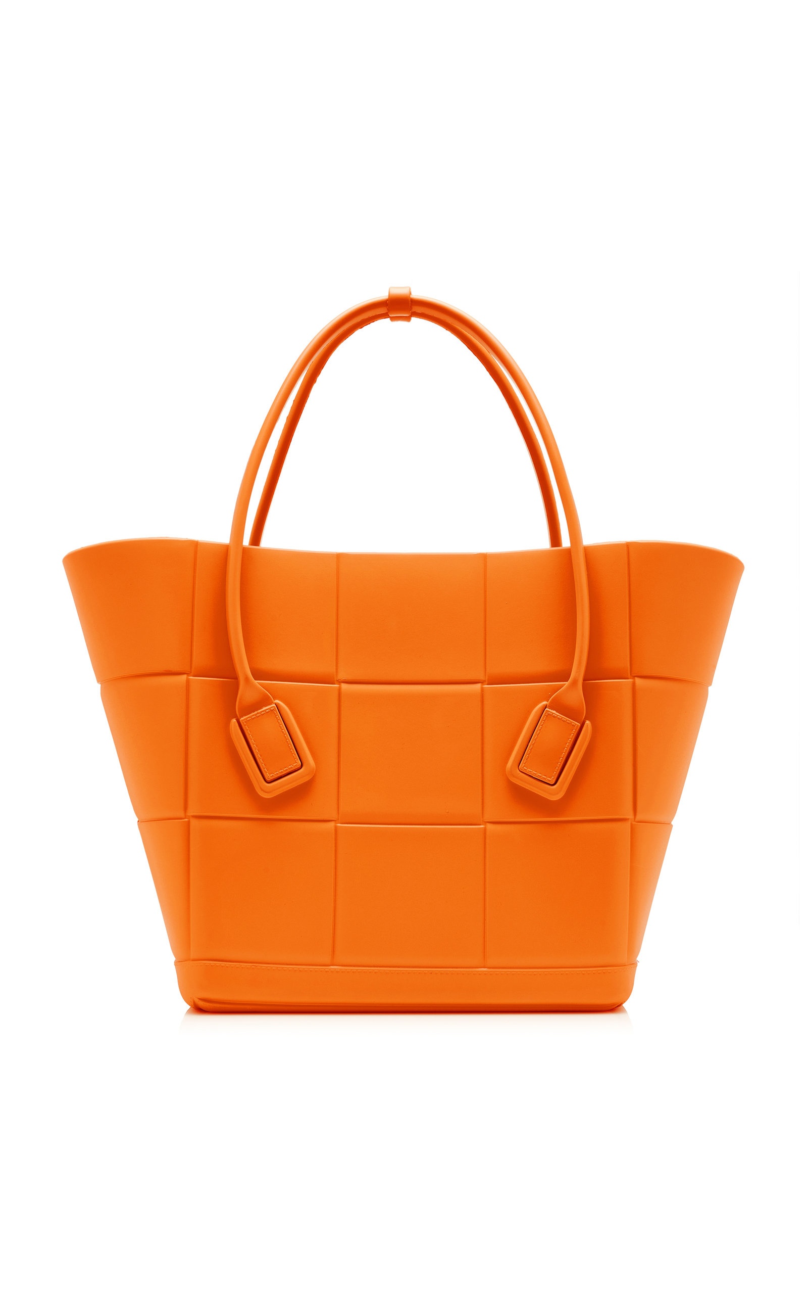 Medium Arco Rubber Shopping Bag orange - 1