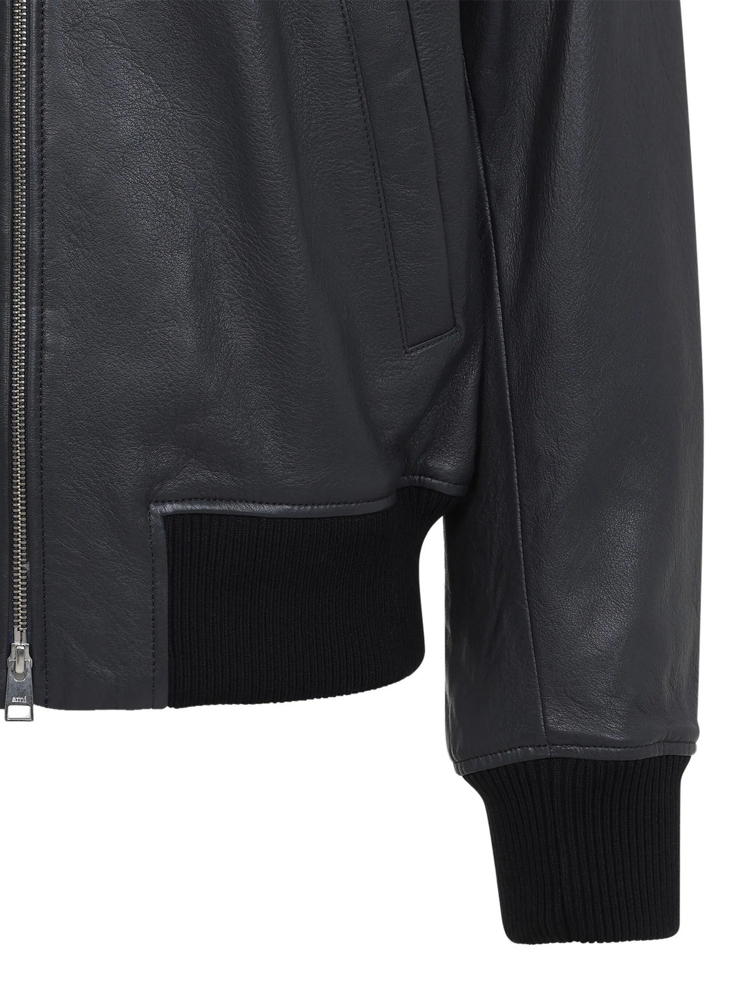 Leather Zipped Jacket - 3
