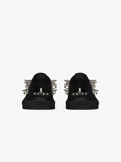 Givenchy SNEAKERS CITY IN CANVAS AND LEATHER WITH STUDS outlook