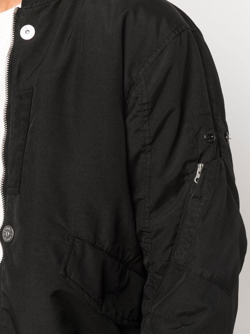 quilted-lining bomber jacket - 5