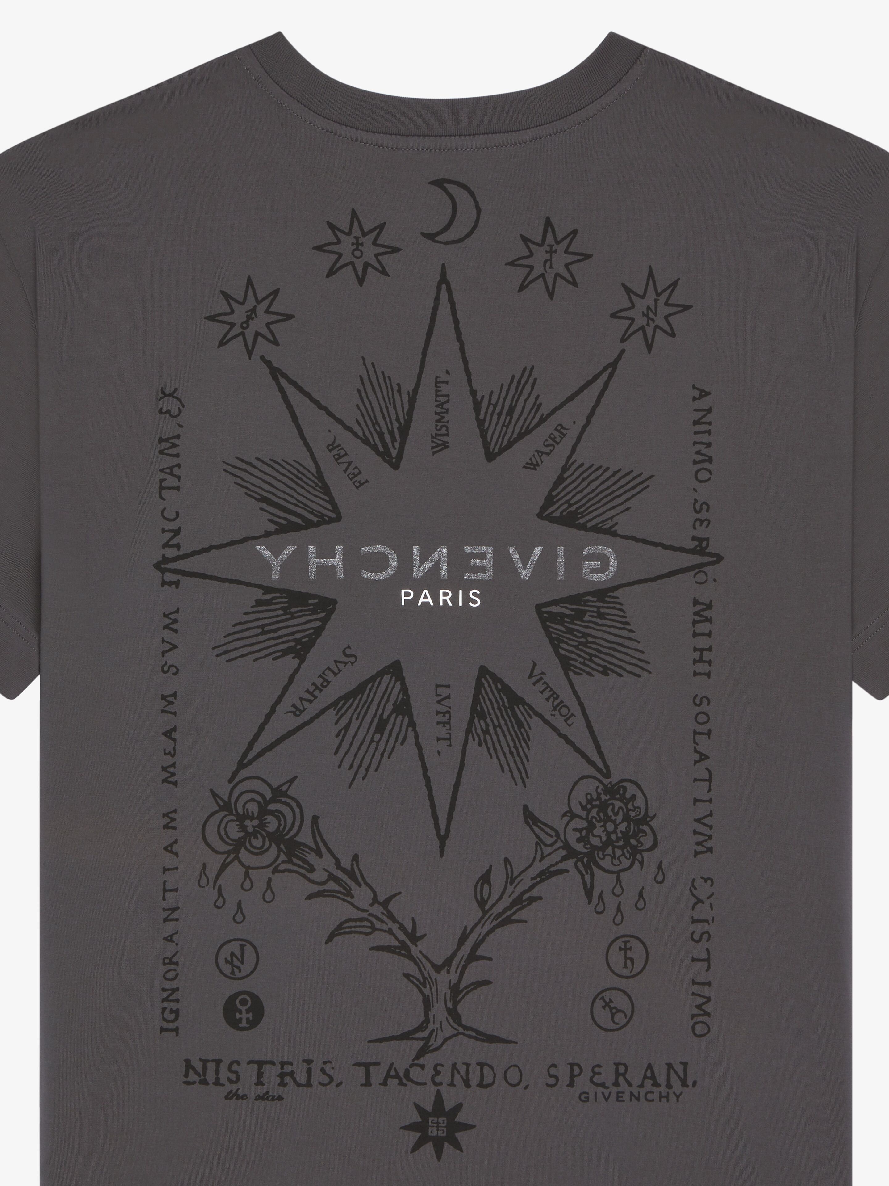GIVENCHY REVERSE T-SHIRT IN COTTON WITH TAROT PRINT - 5