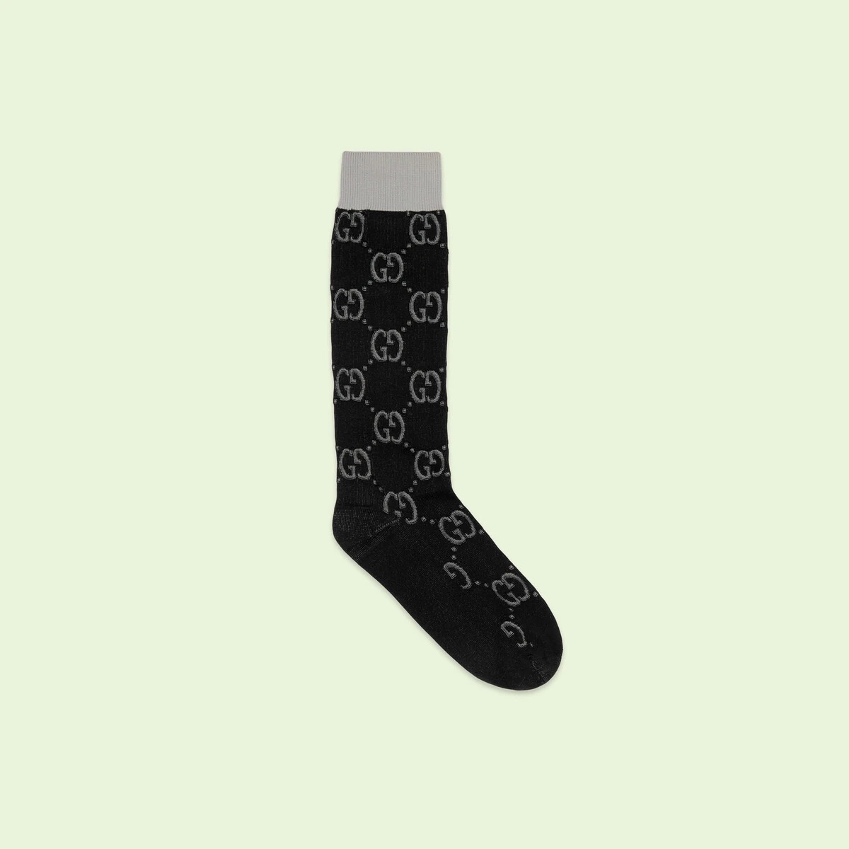 GG knit socks - 1