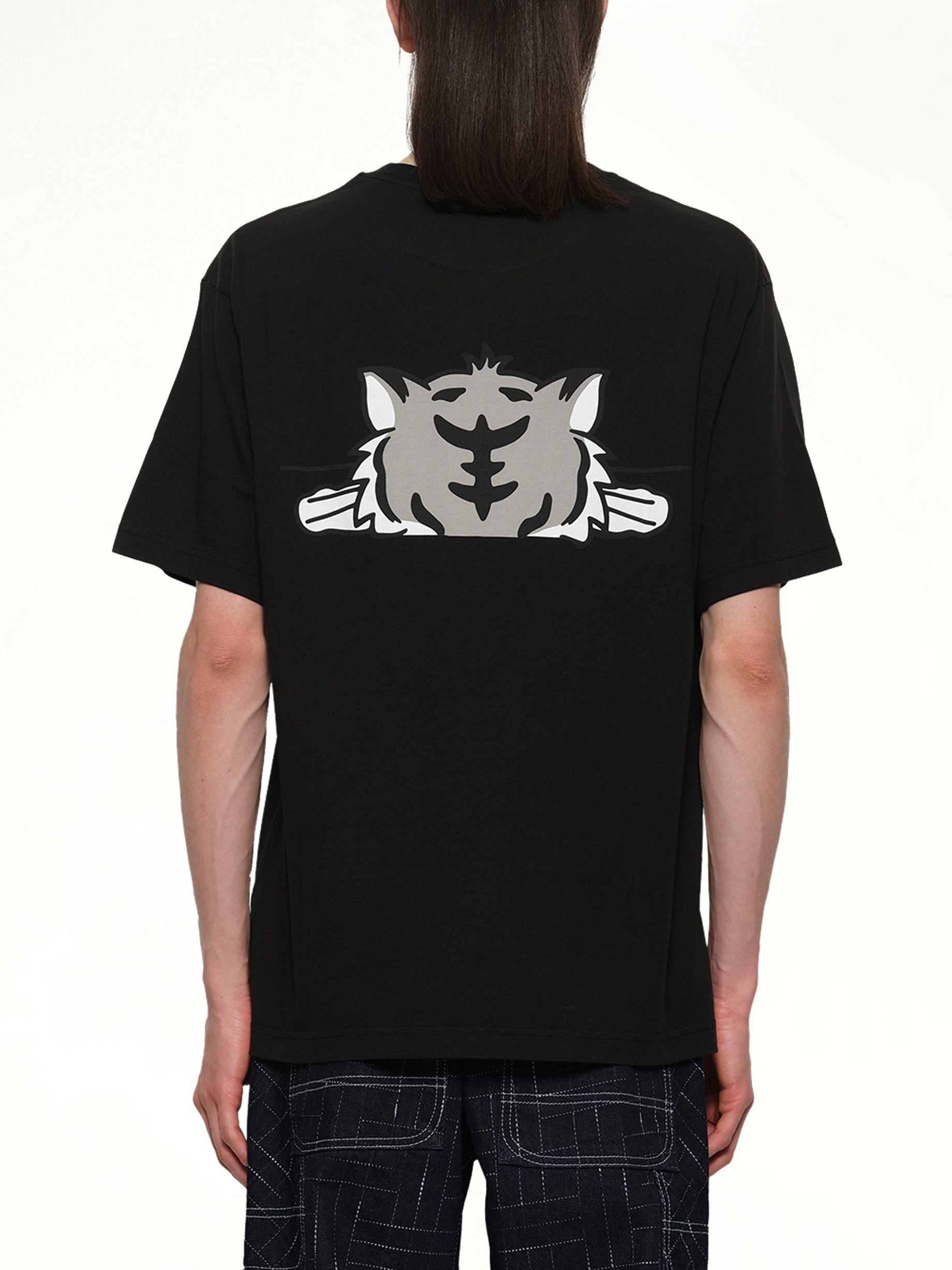 Kenzo Happy Tiger Oversize T-Shirt in Black - 5