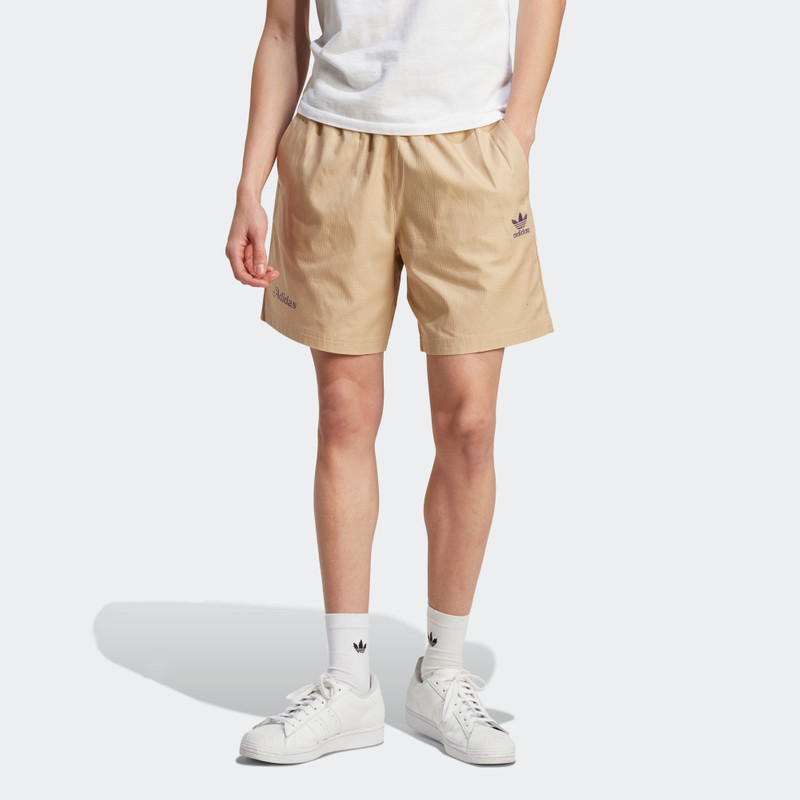 adidas adidas Originals Enjoy Cotton Shorts 'Beige' IT8176 outlook