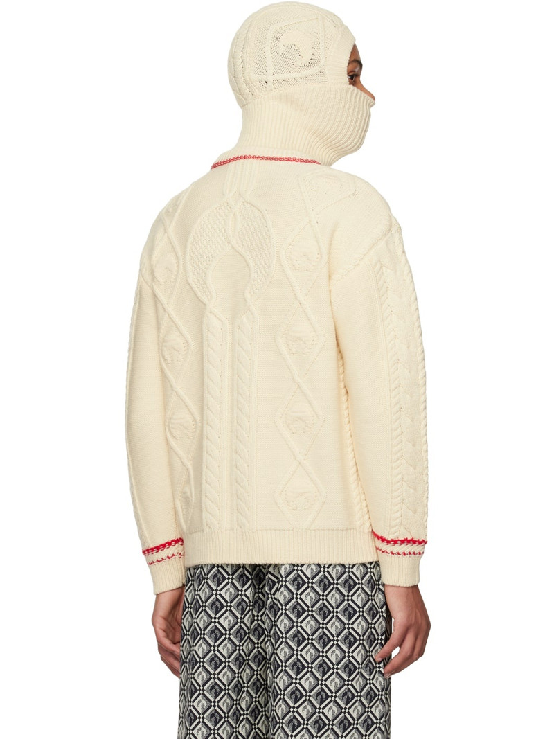 Beige Crewneck Sweater 3