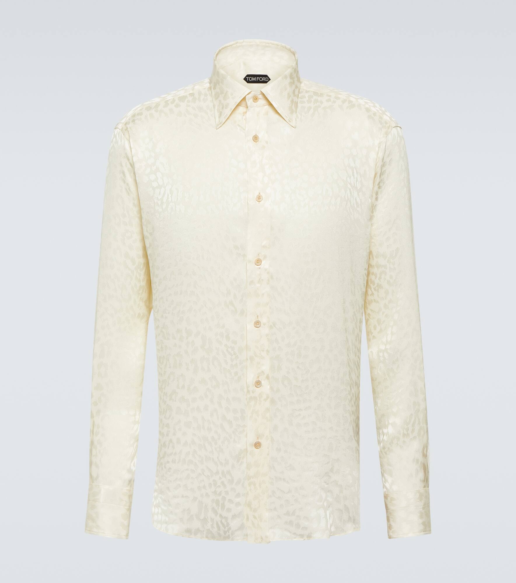 Jacquard silk shirt - 1