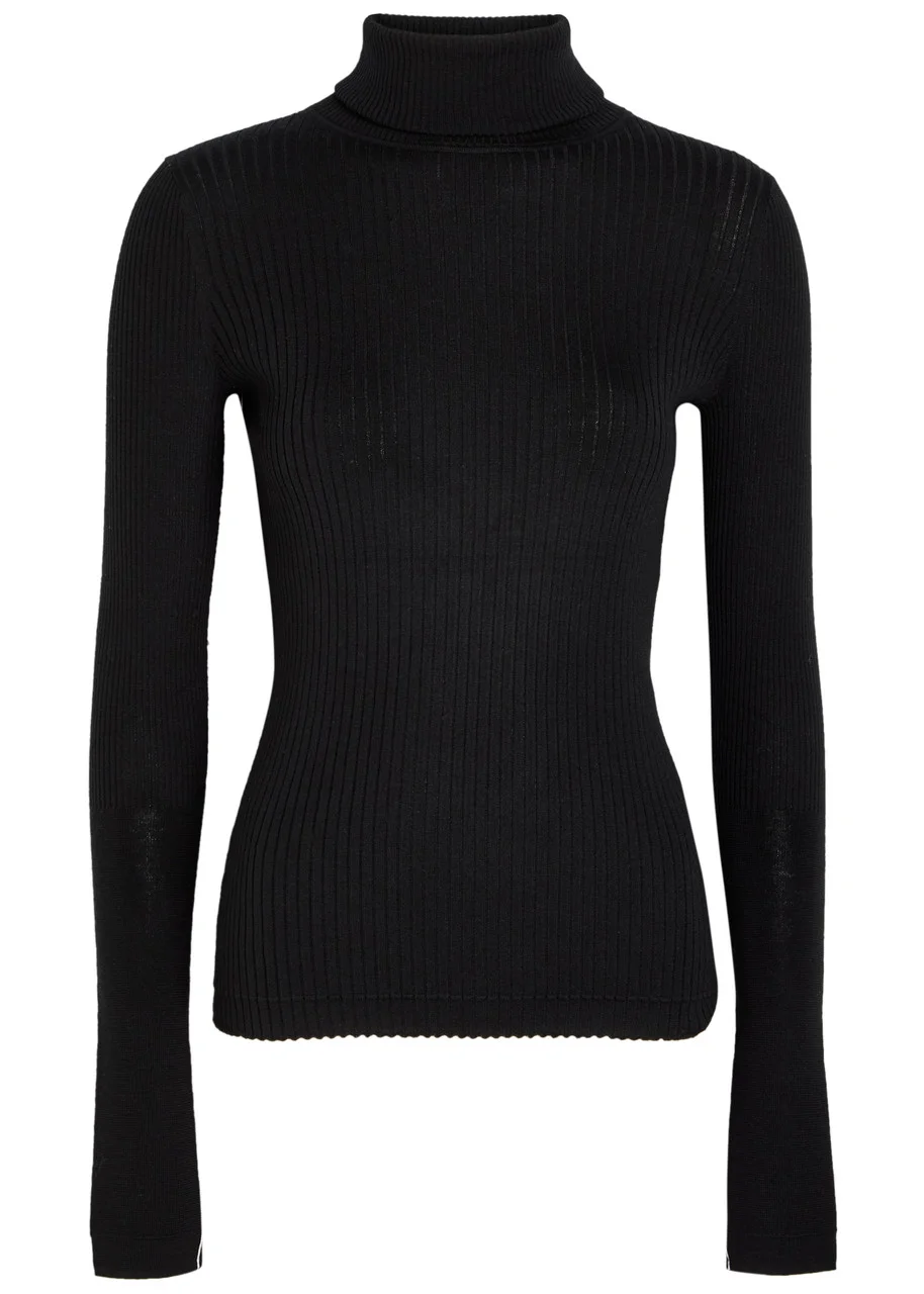 Maria Mcmanus Ribbed Turtle-neck Merino Wool top - 1