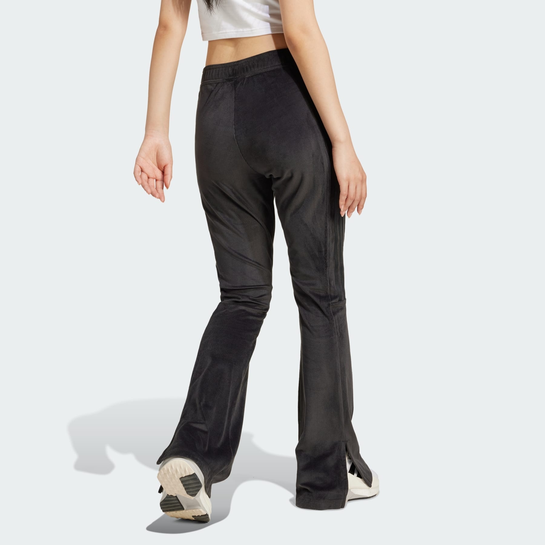 ★★Adairs★★ Tiro Cut 3S Velour Flared Leggings Lavender I FormLux Front Slit Sculptseam® Plus Flare Legging 32