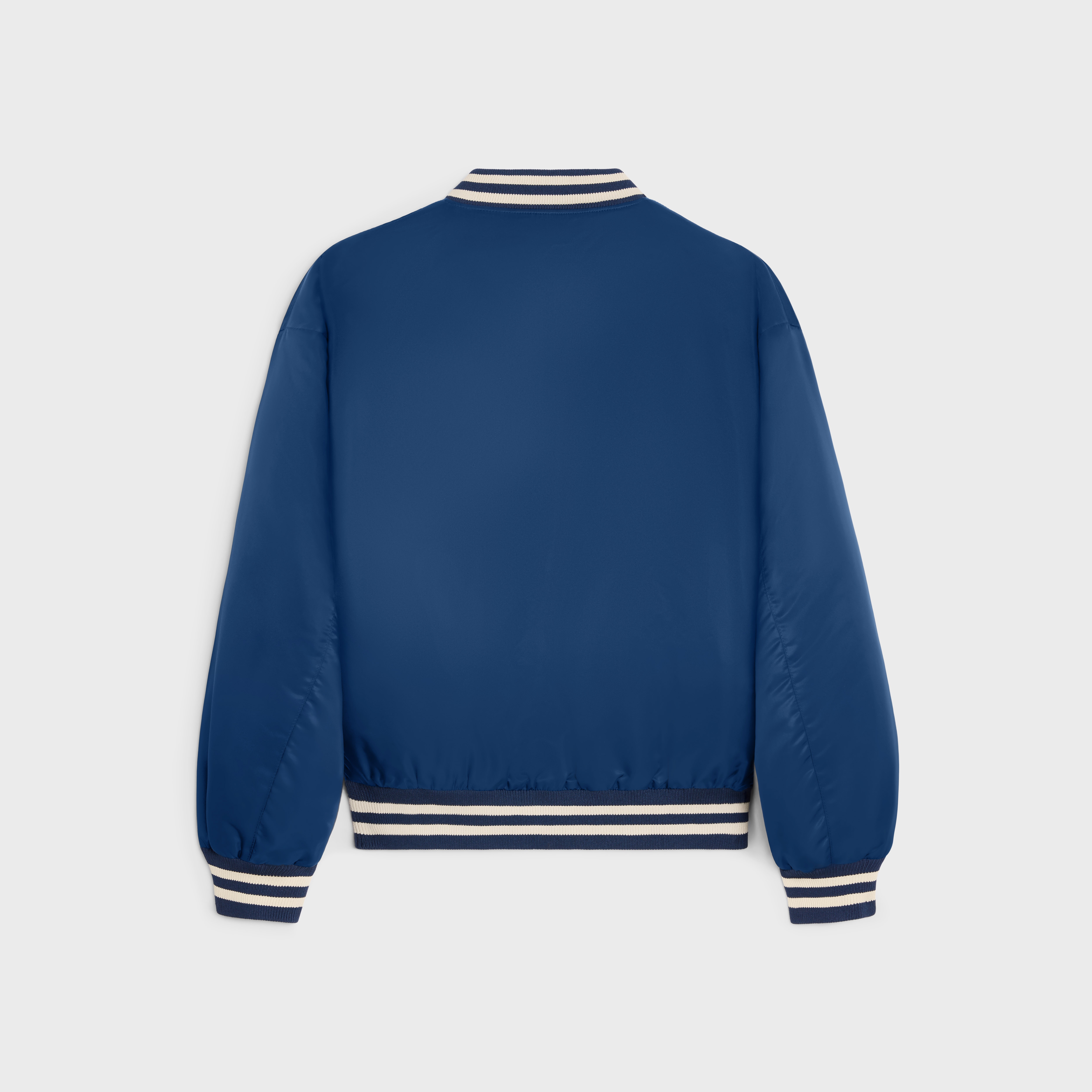 CELINE celine loose teddy jacket in nylon | REVERSIBLE
