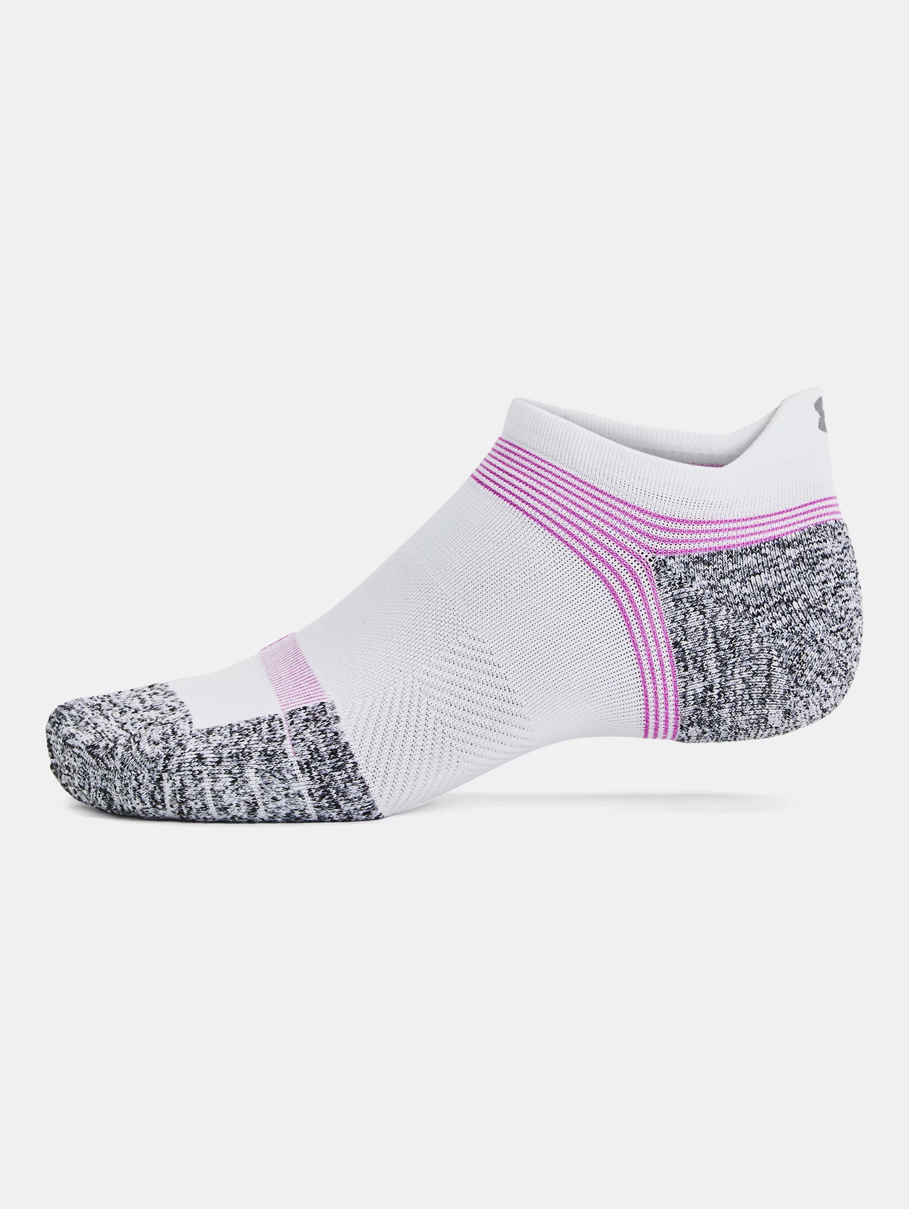 Unisex UA ArmourDry® Run Cushion 3-Pack No Show Socks - 4
