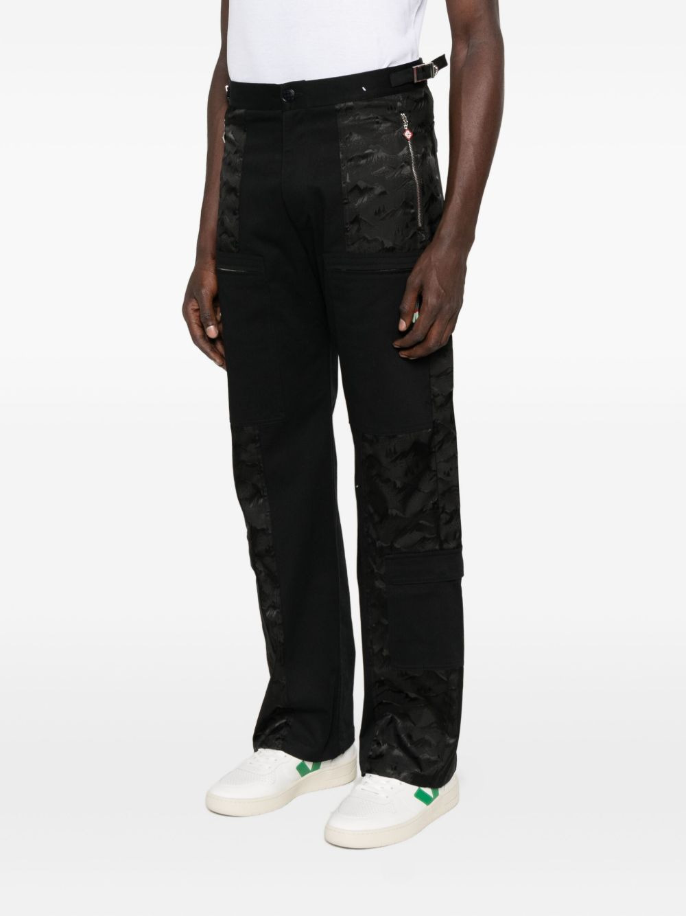 mountain-print pocket trousers - 3