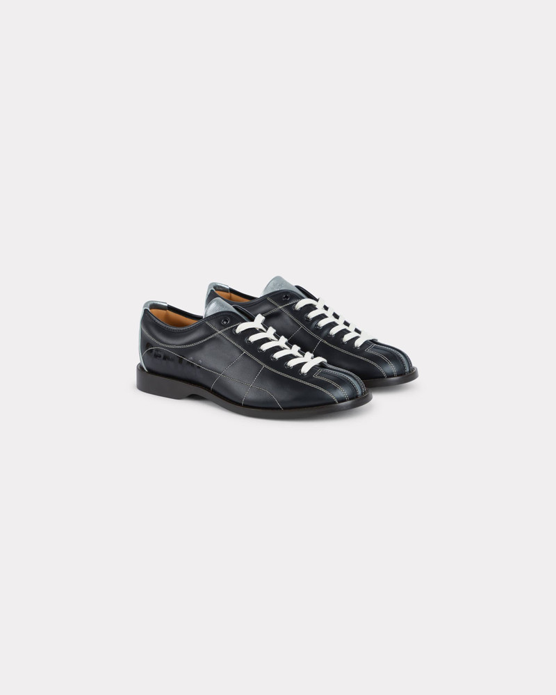 'KENZO Striker' bowling derbies in leather 4