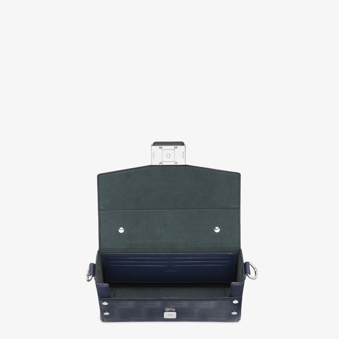 Dark blue leather bag - 4
