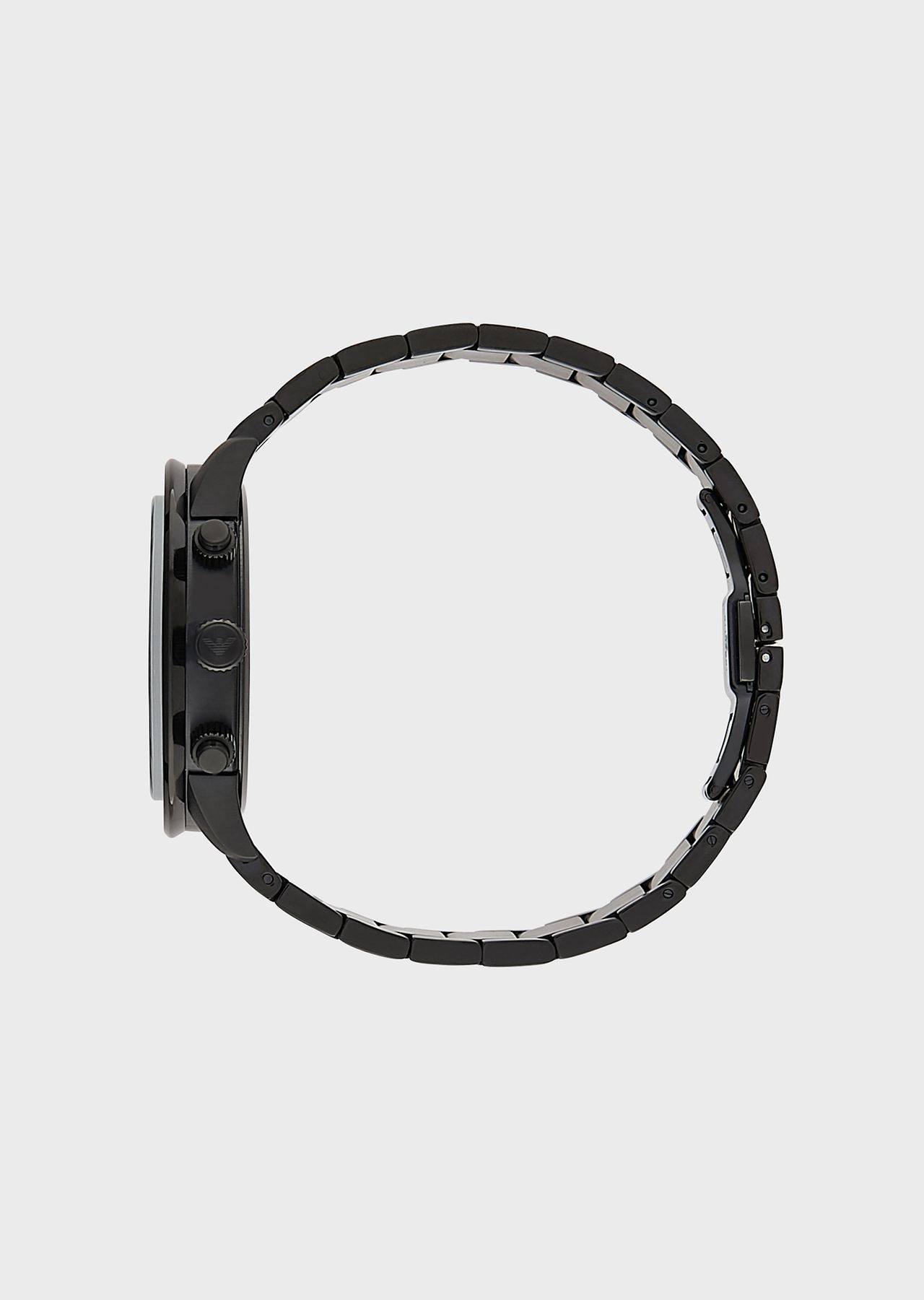 Men's Chronograph Black Stainless Steel Watch 4