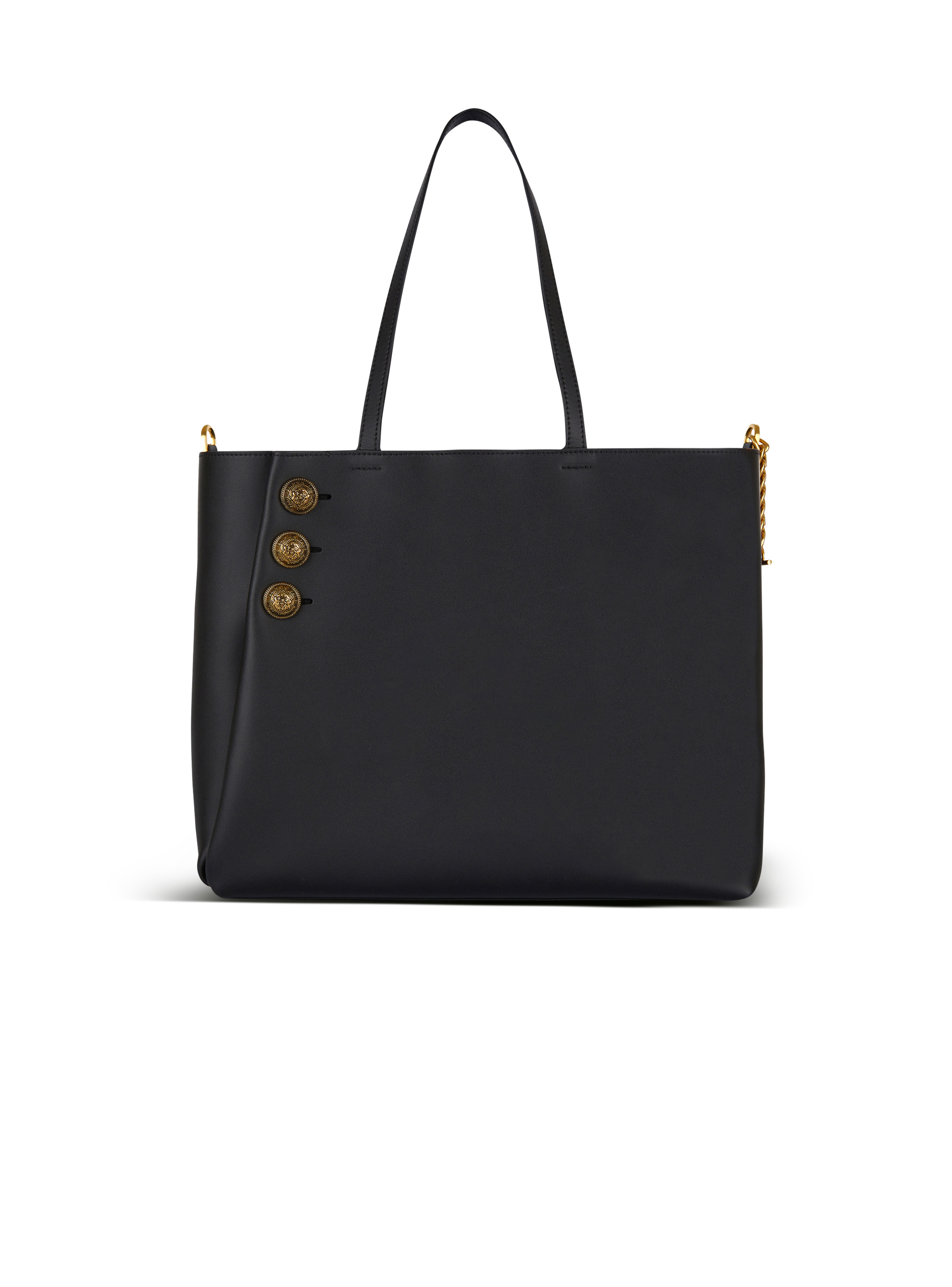 Emblème leather tote bag - 8