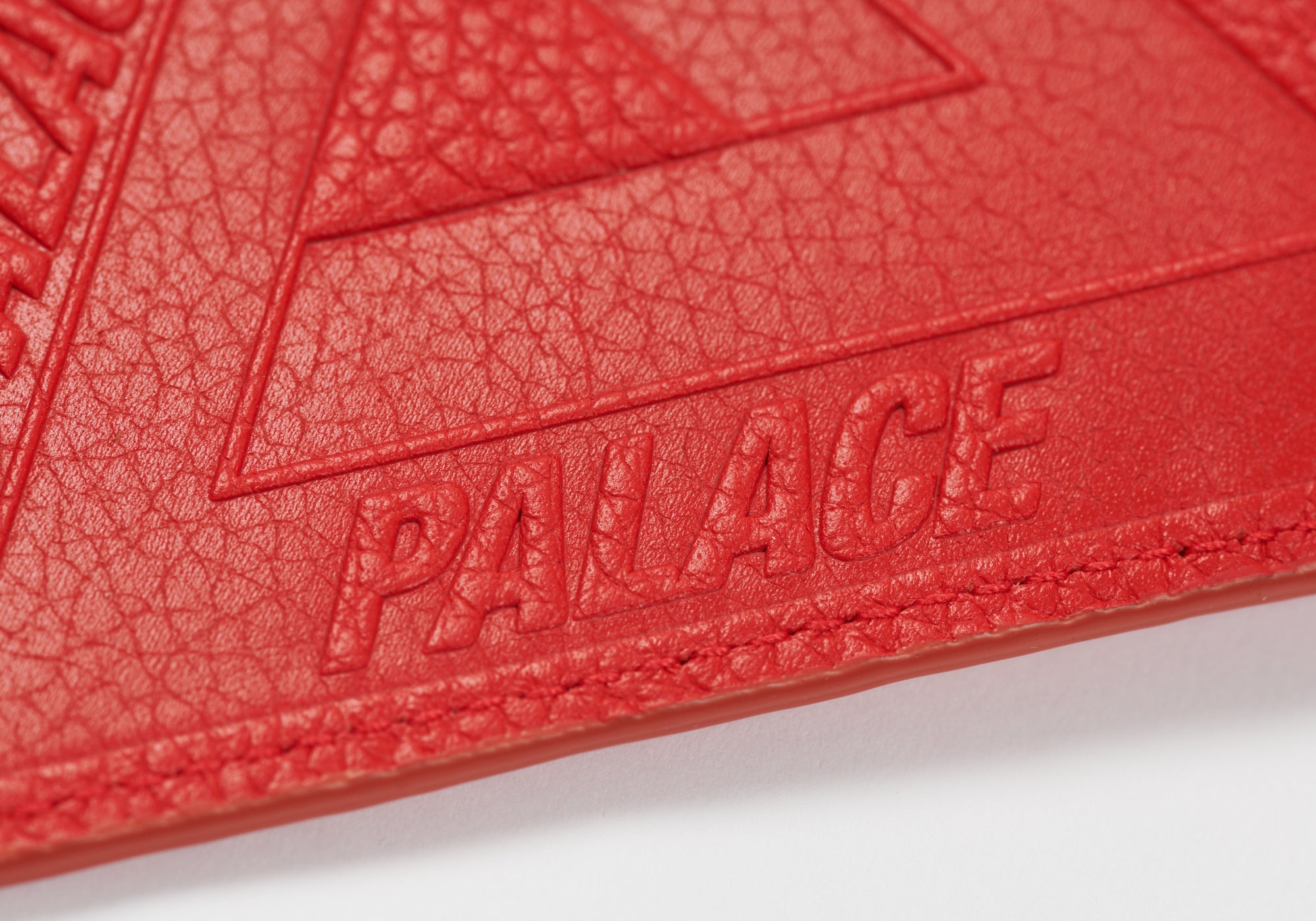 P EMBOSSED BILLFOLD WALLET ORANGE / RED - 4