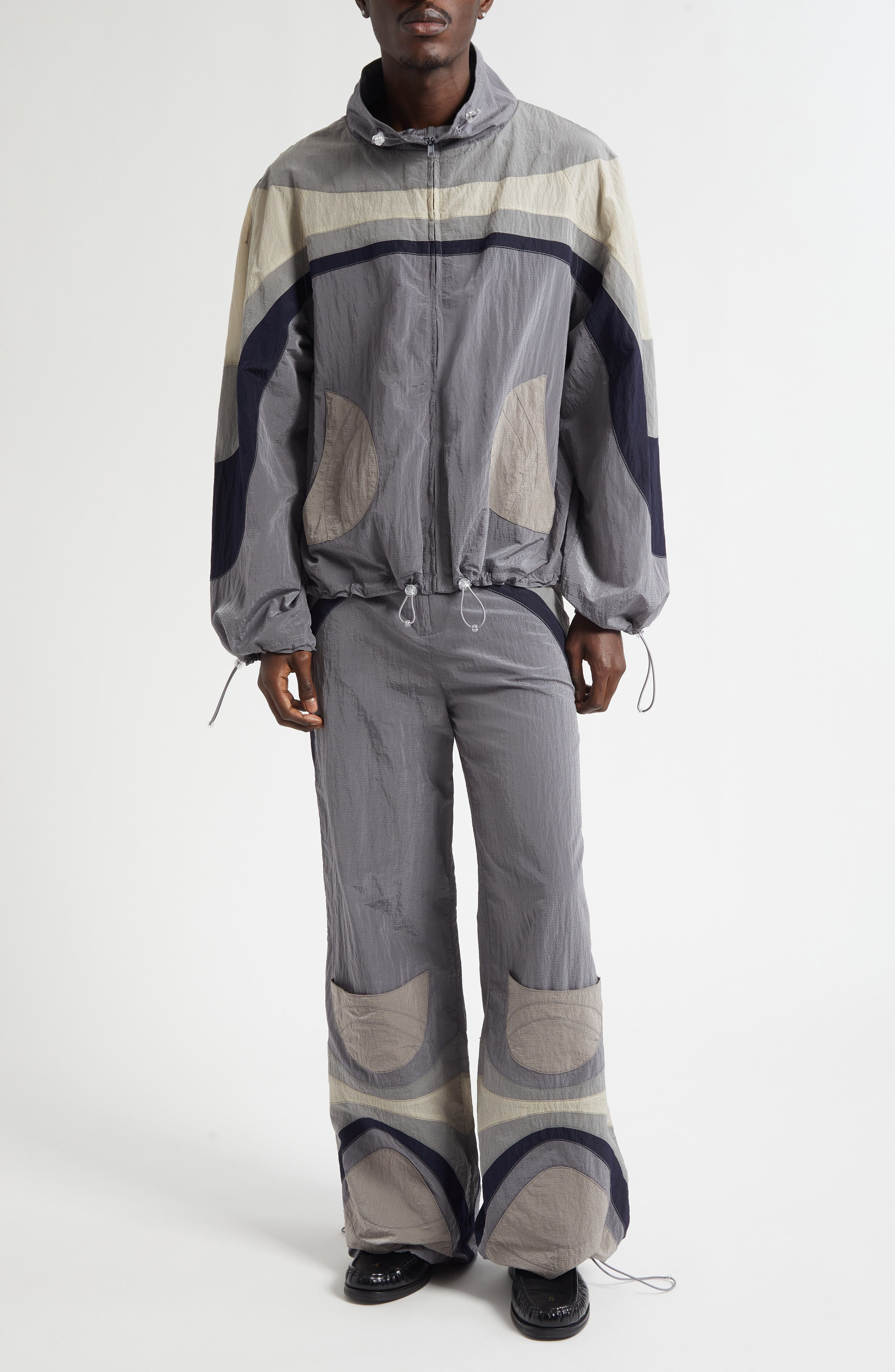 ERL Gender Inclusive Nylon Rave Jacket in Grey at Nordstrom - 2