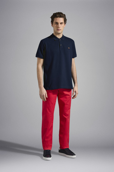 Paul & Shark ORGANIC COTTON PIQUÉ POLO WITH ICONIC BADGE outlook