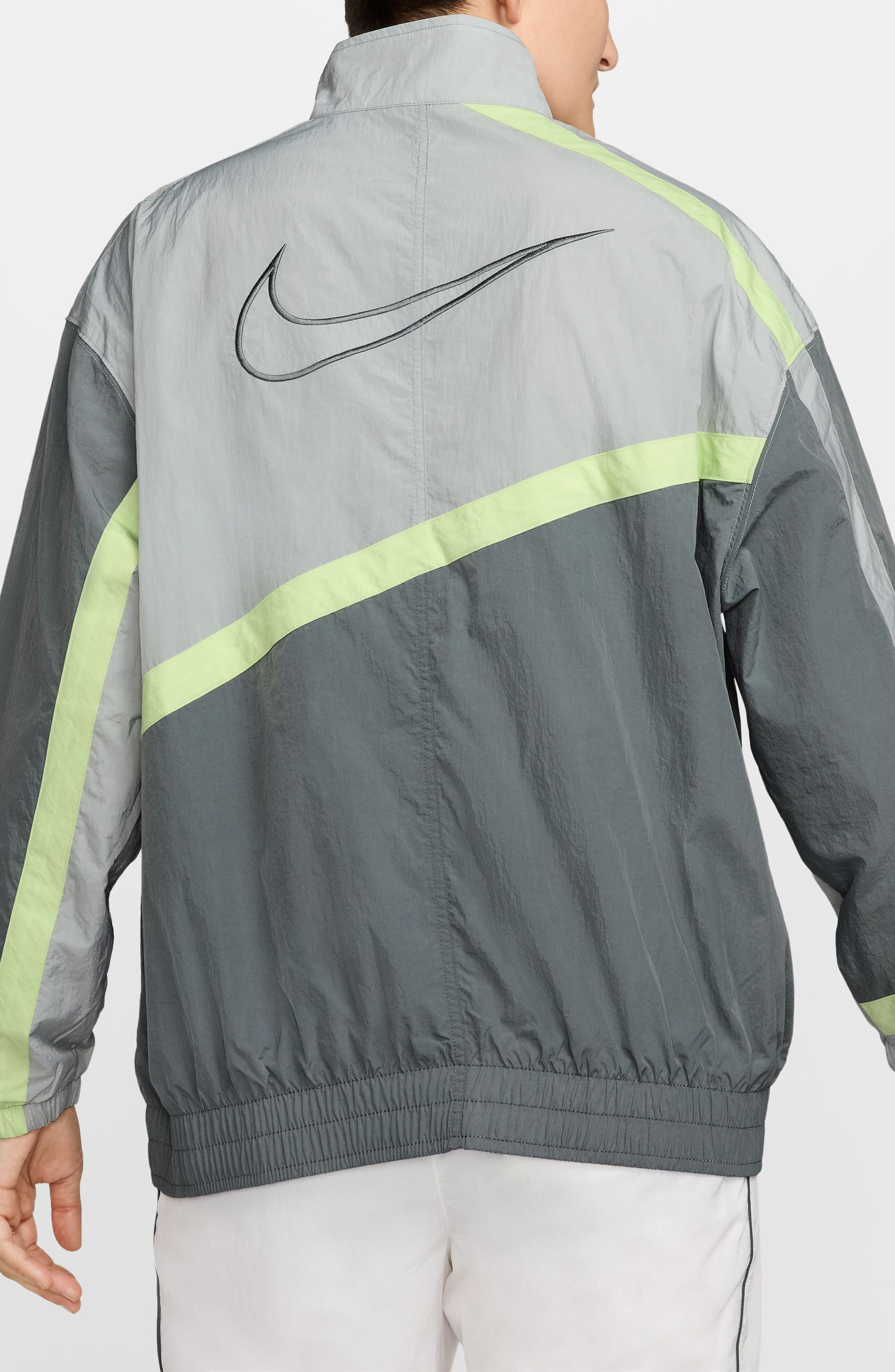 Nike Sportswear Street Water Repellent Jacket in Smoke Grey/Light Smoke Grey at Nordstrom - 2