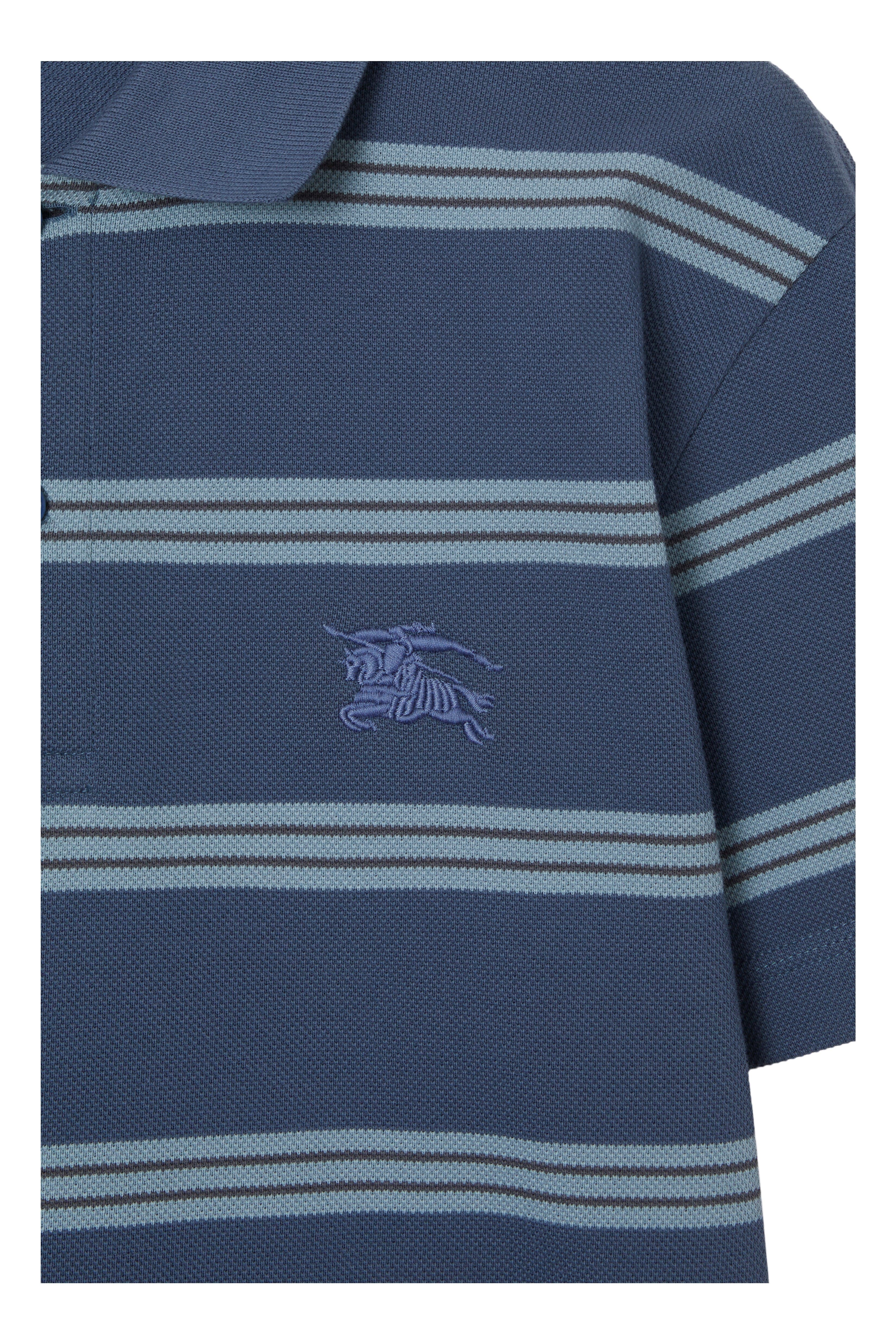 burberry Striped Cotton Polo Shirt in Pilot at Nordstrom - 5