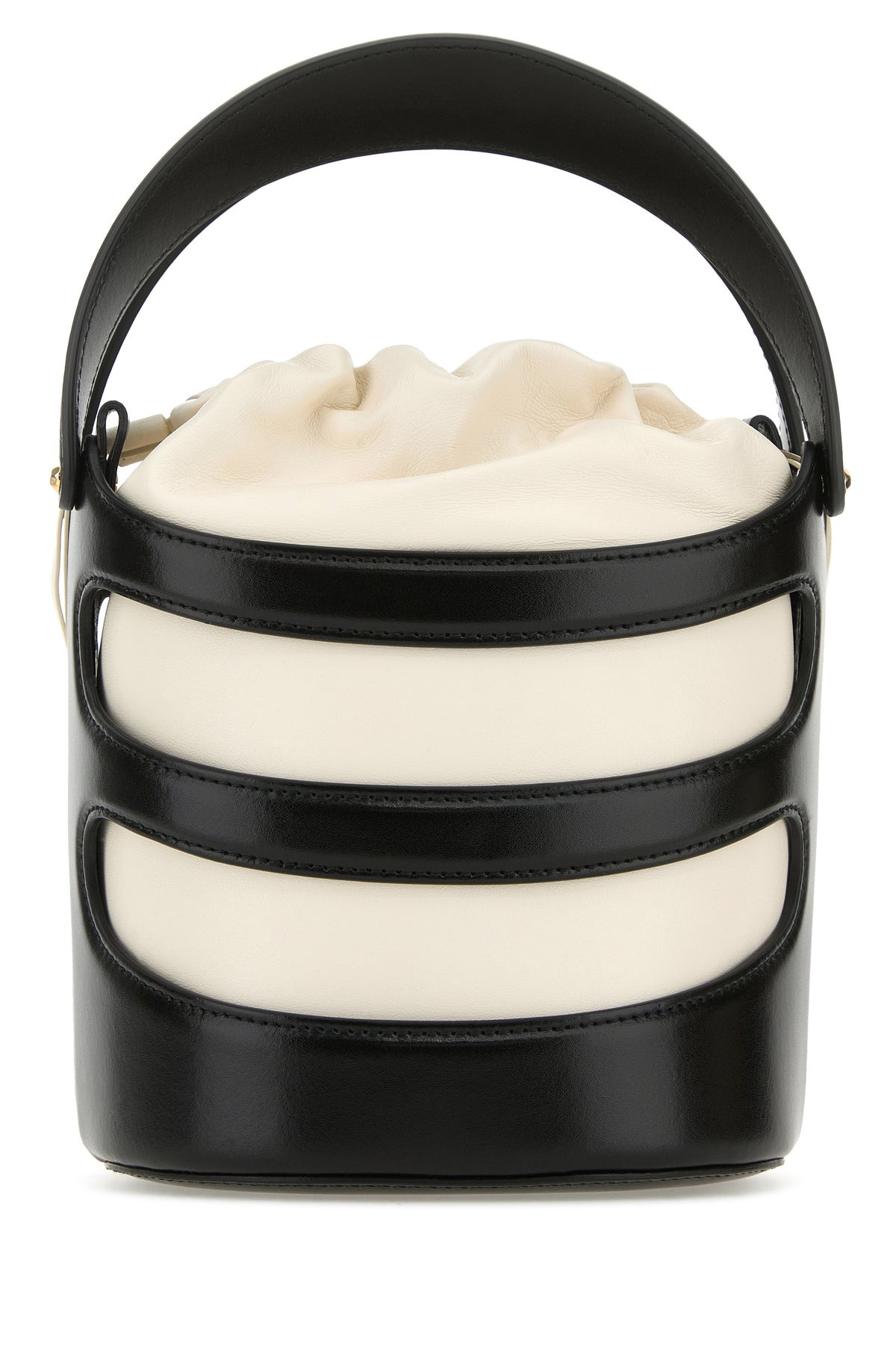 Two-tone leather The Rise bucket bag - 3