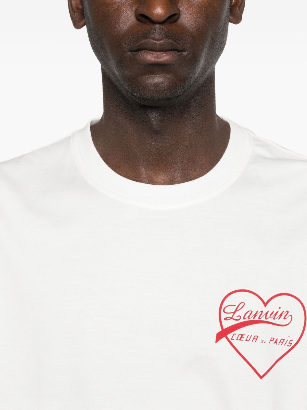 heart-print T-shirt - 4