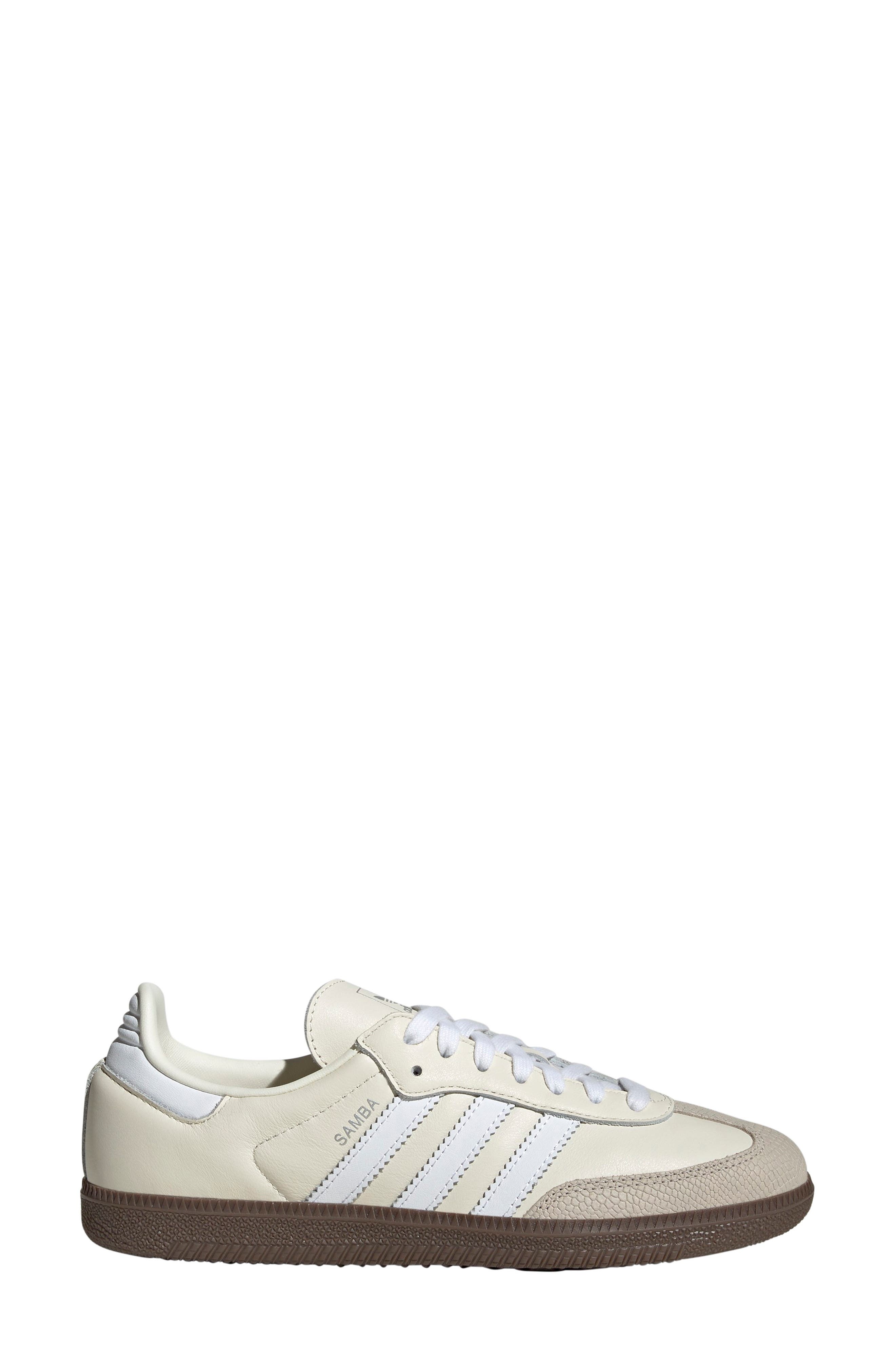 adidas Samba OG Sneaker in White/Alumina/Wonder Alumina at Nordstrom - 3