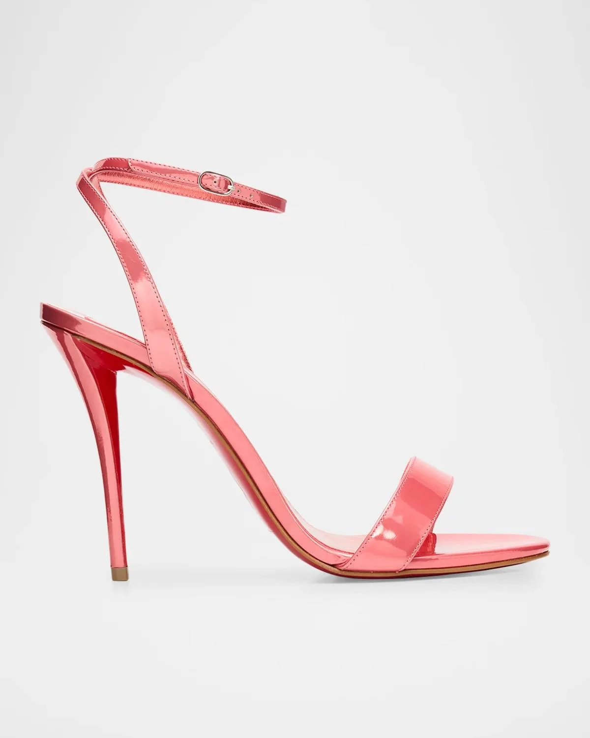 100mm Miss Z Patent Leather Ankle-Strap Sandals - 1