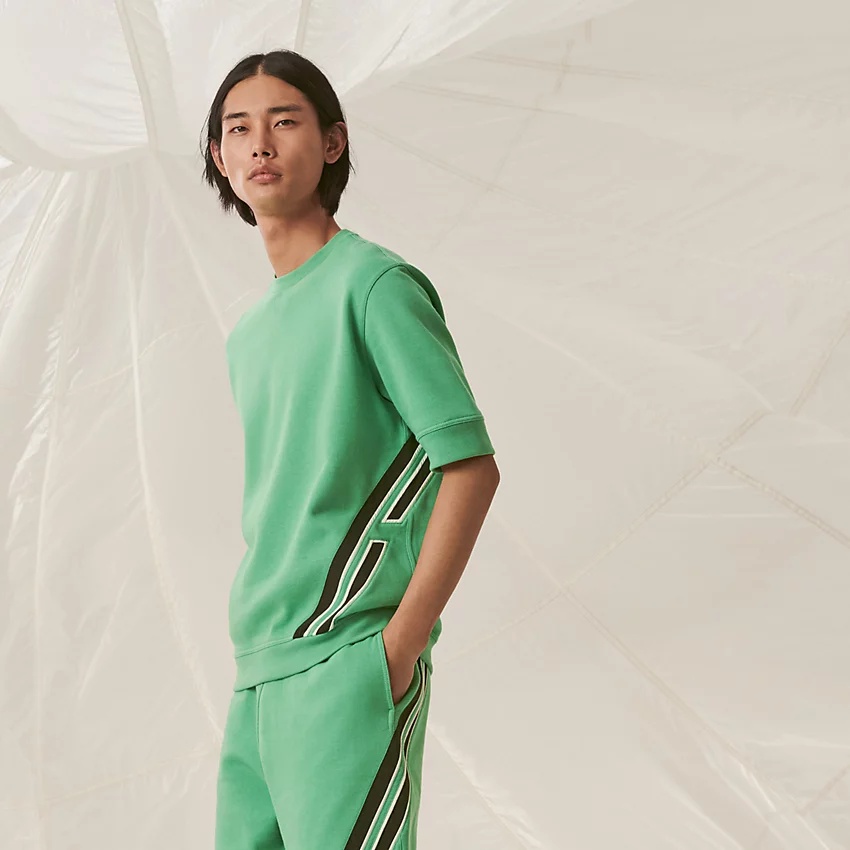 洗練★スポーティー【HERMES】 Run H Tシャツ Run H