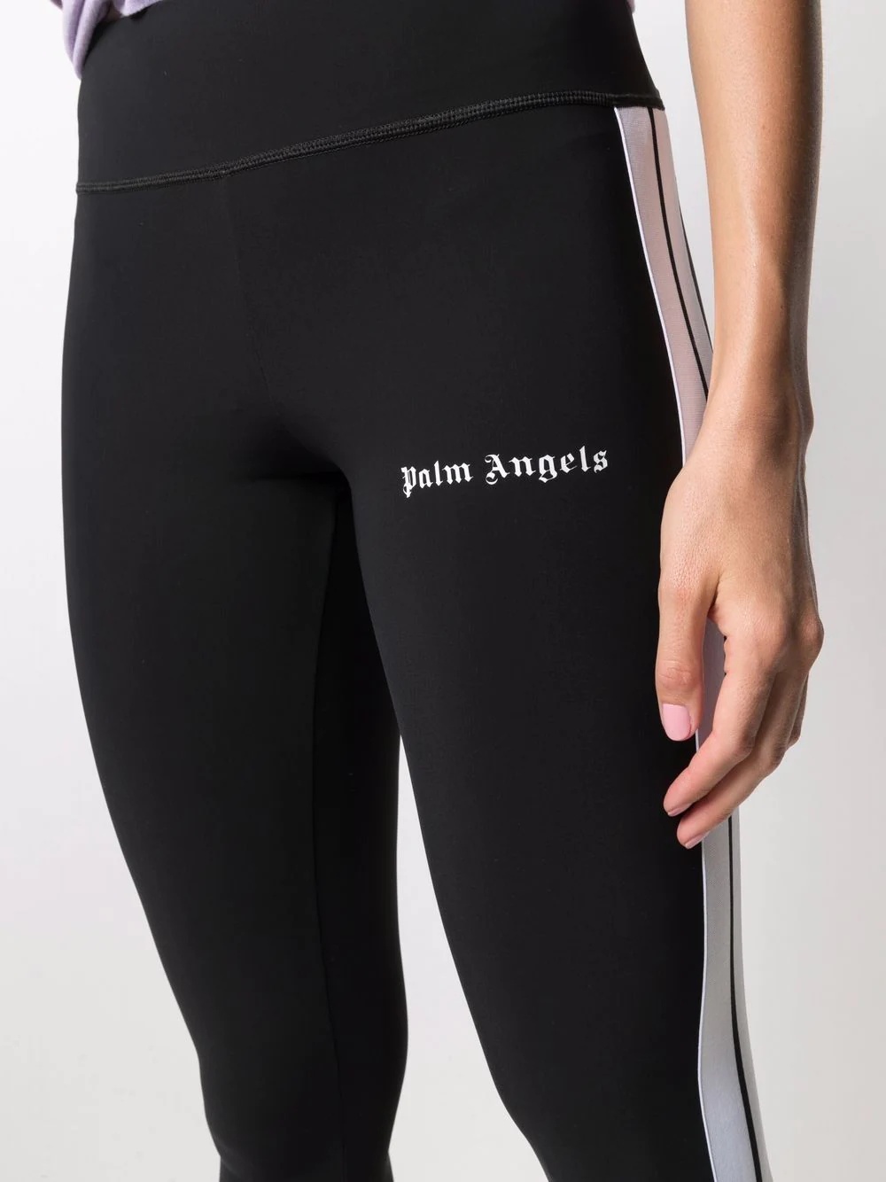 logo-print high-rise leggings - 5