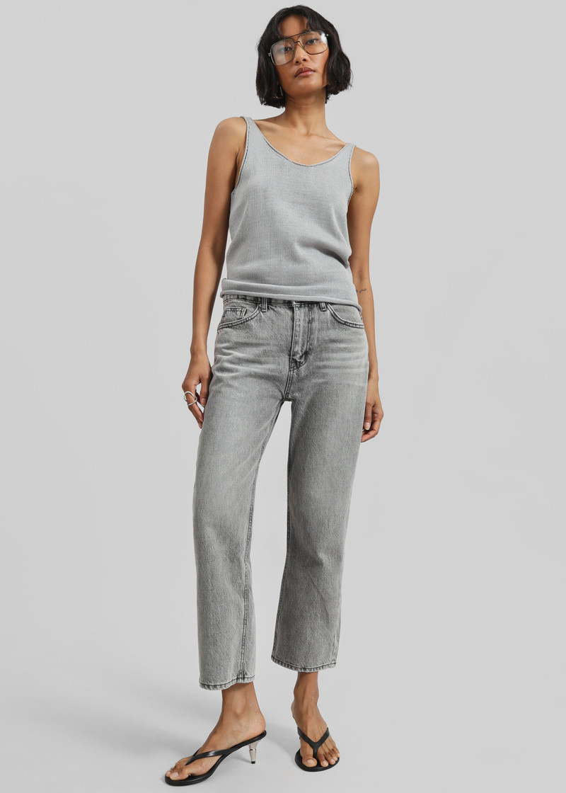 Cig Straight Jeans - Grey Wash 6