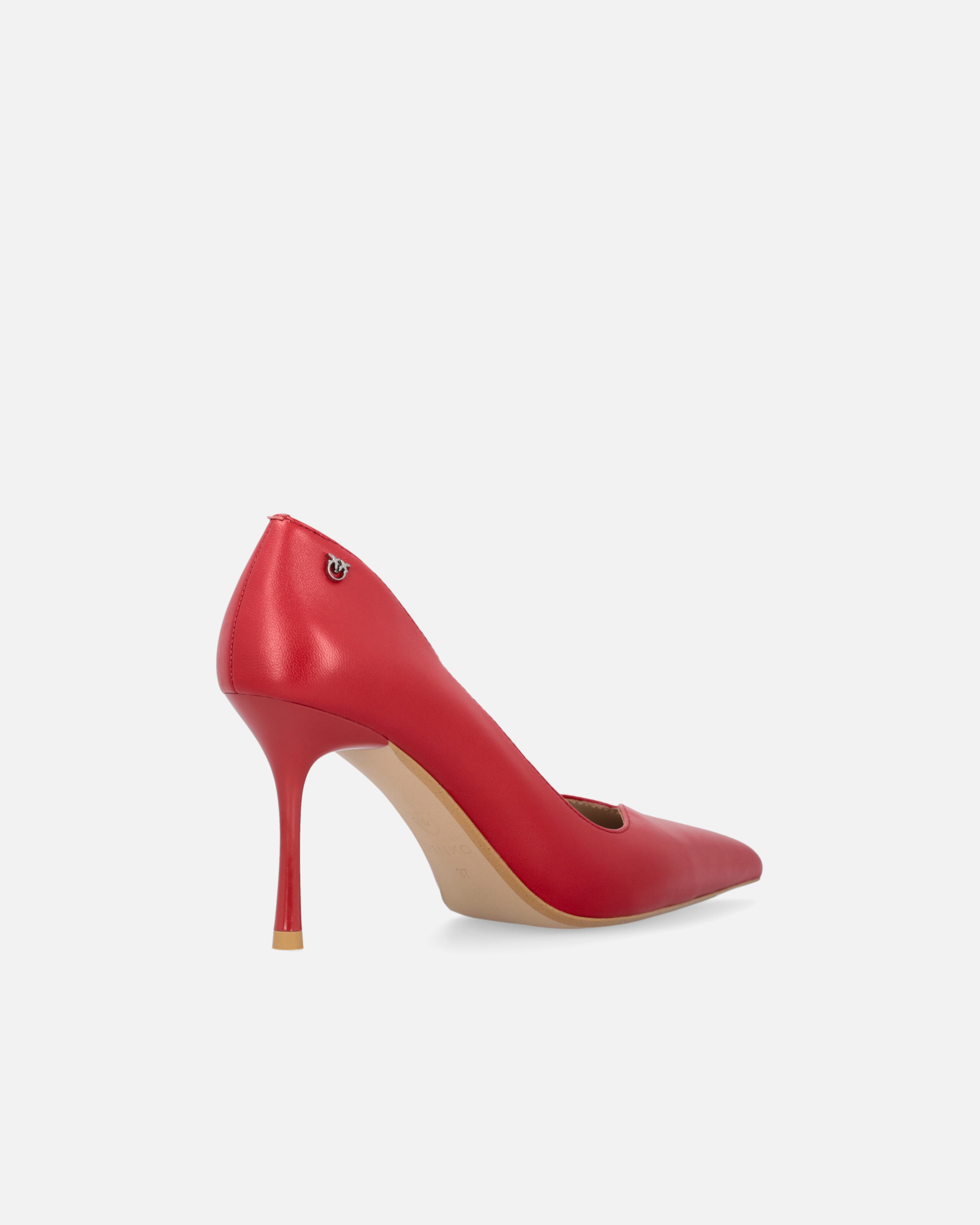 POINTED TO NAPPA LEATHER HEELED SHOES - 3
