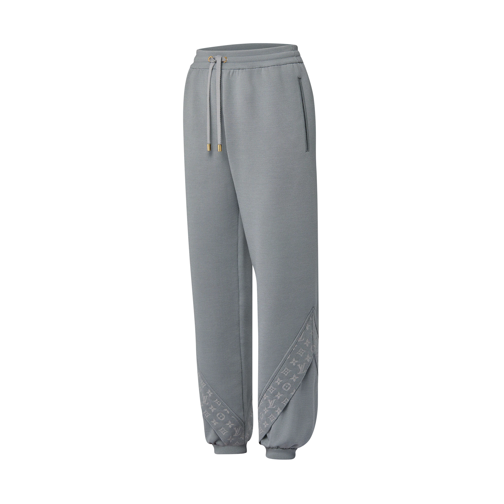 Monogram Accent Knit Jogging Pants - 2
