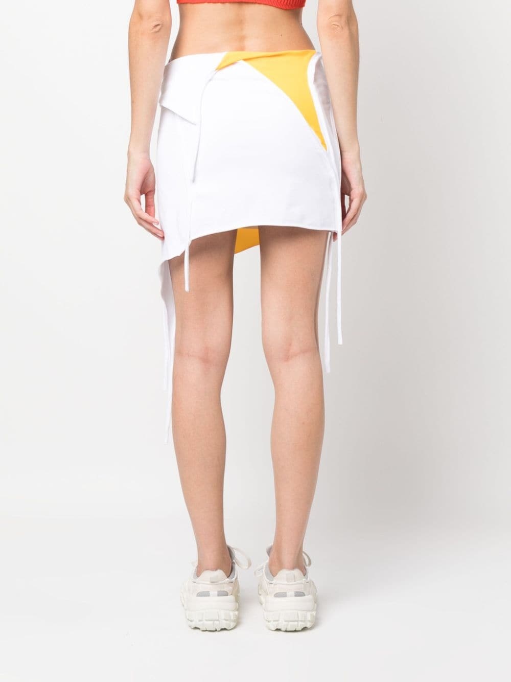 colour-block panelled miniskirt - 4