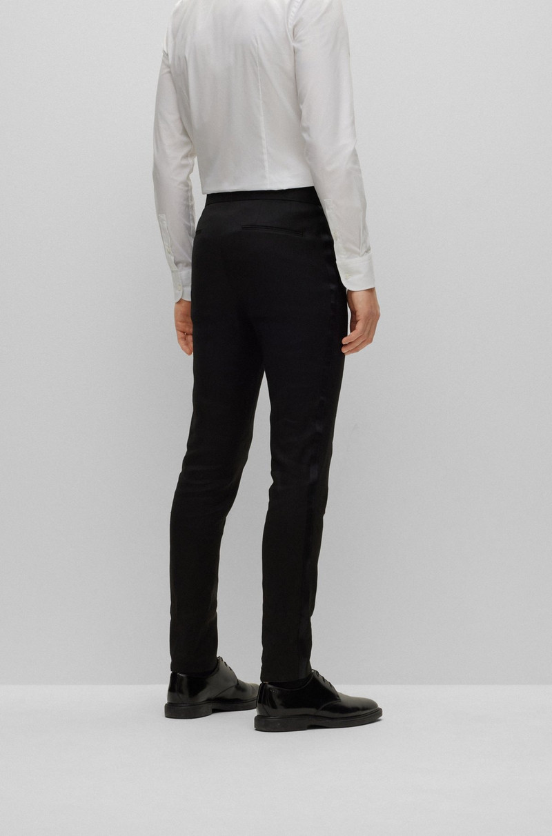 SLIM-FIT SUIT IN A LINEN BLEND 8