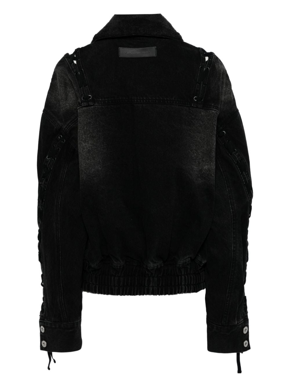 deconstructed denim jacket - 2