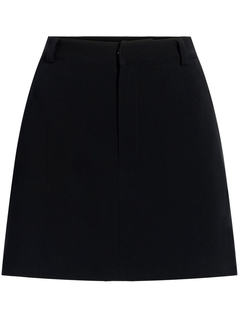Marie pressed-crease crepe skorts 1