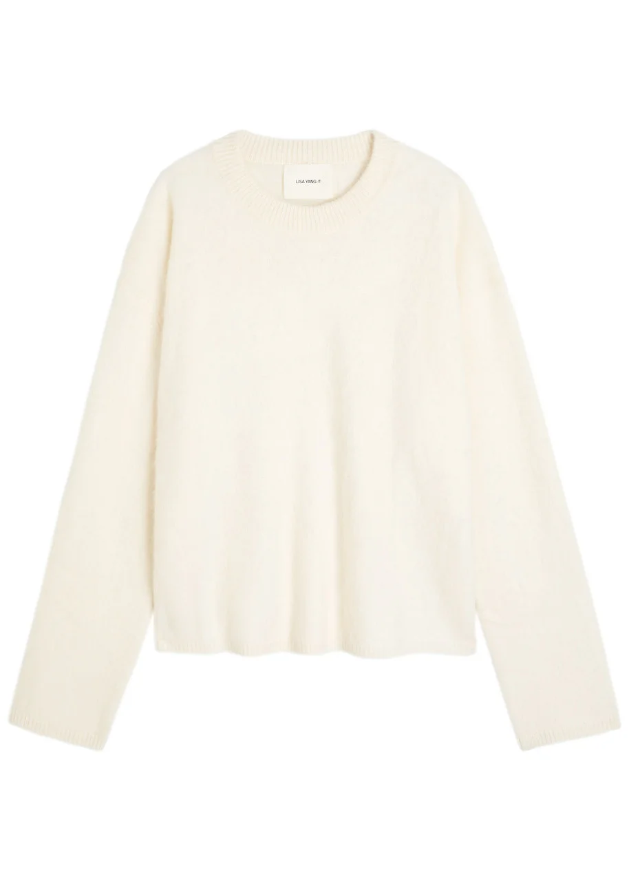 Lisa Yang Natalia Brushed Cashmere Jumper - 1