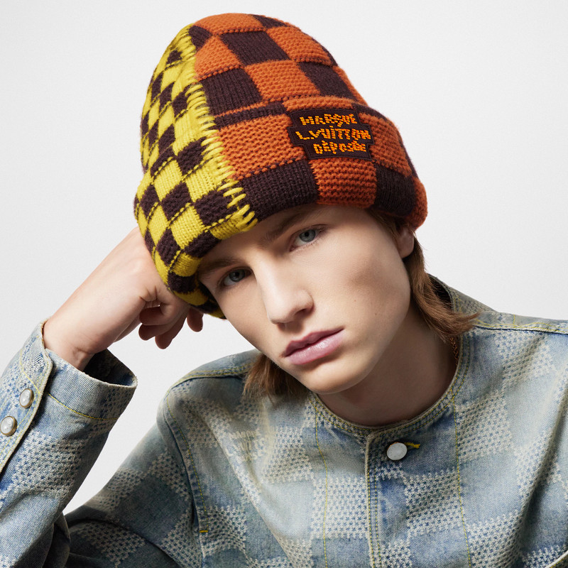 Damier Pop Split Beanie 5