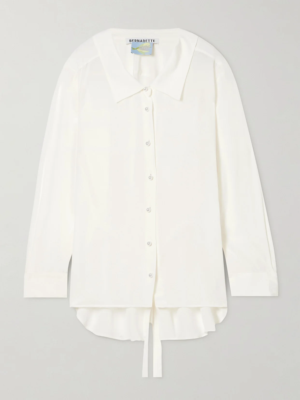 Guido Embellished Silk Shirt - 1