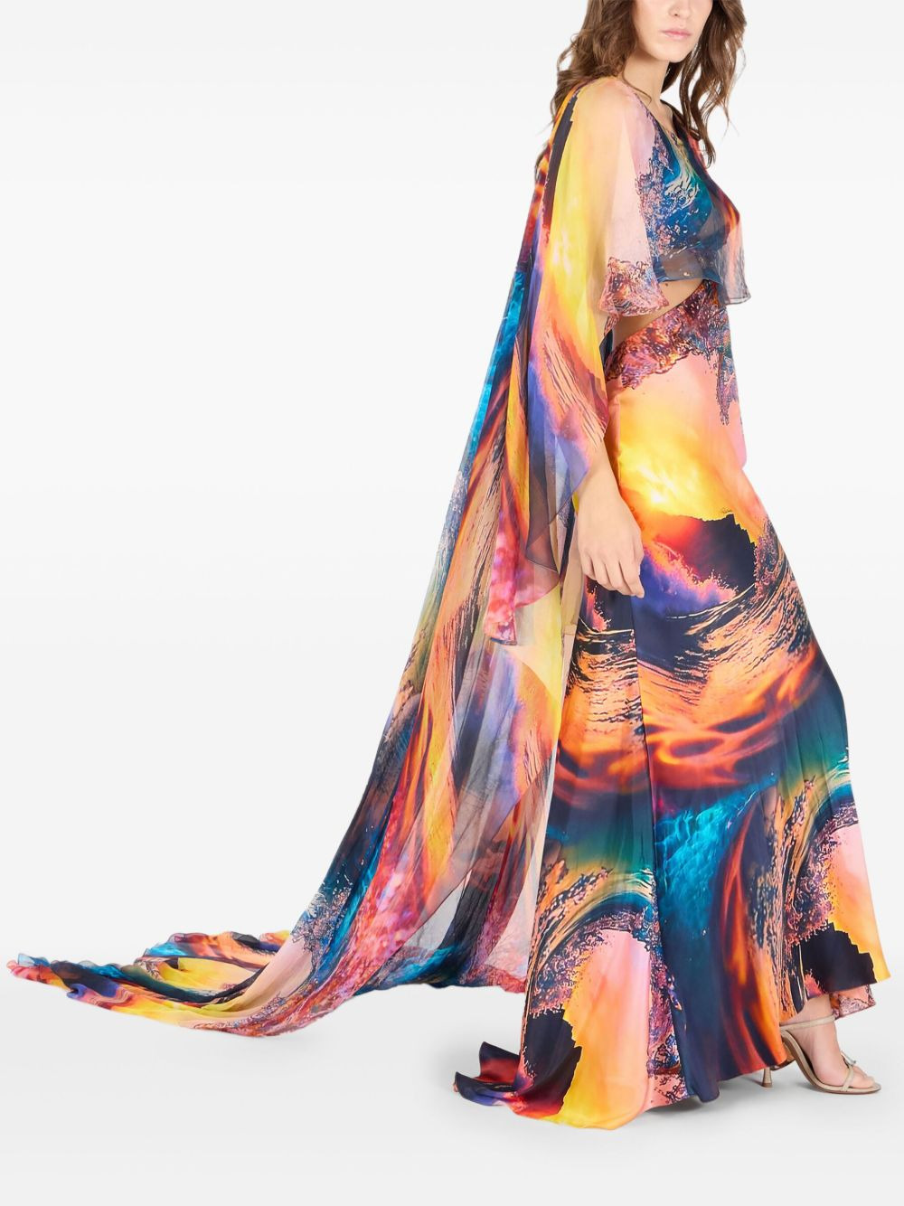 silk dress - 2