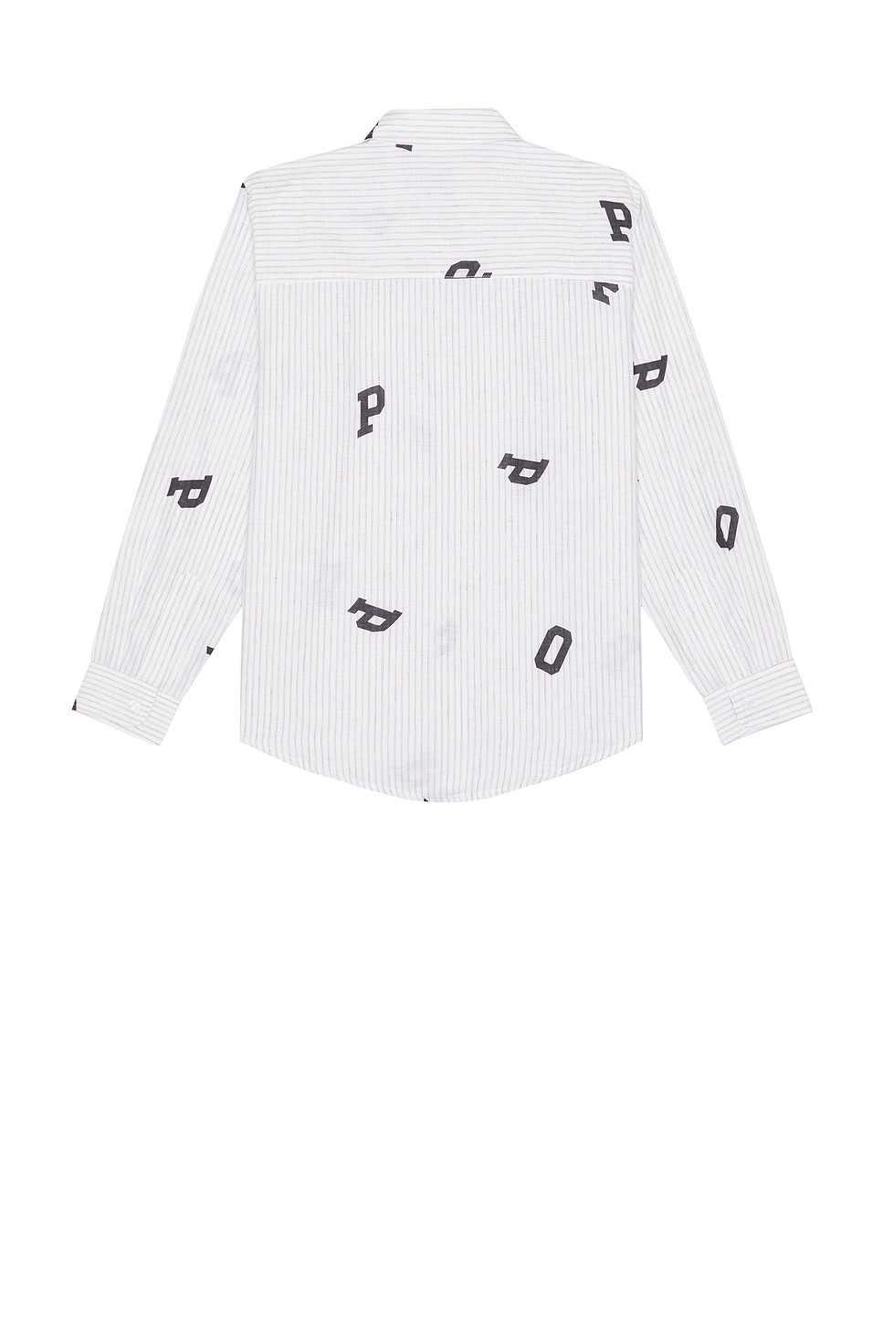 Letters Striped Pop Shirt - 2