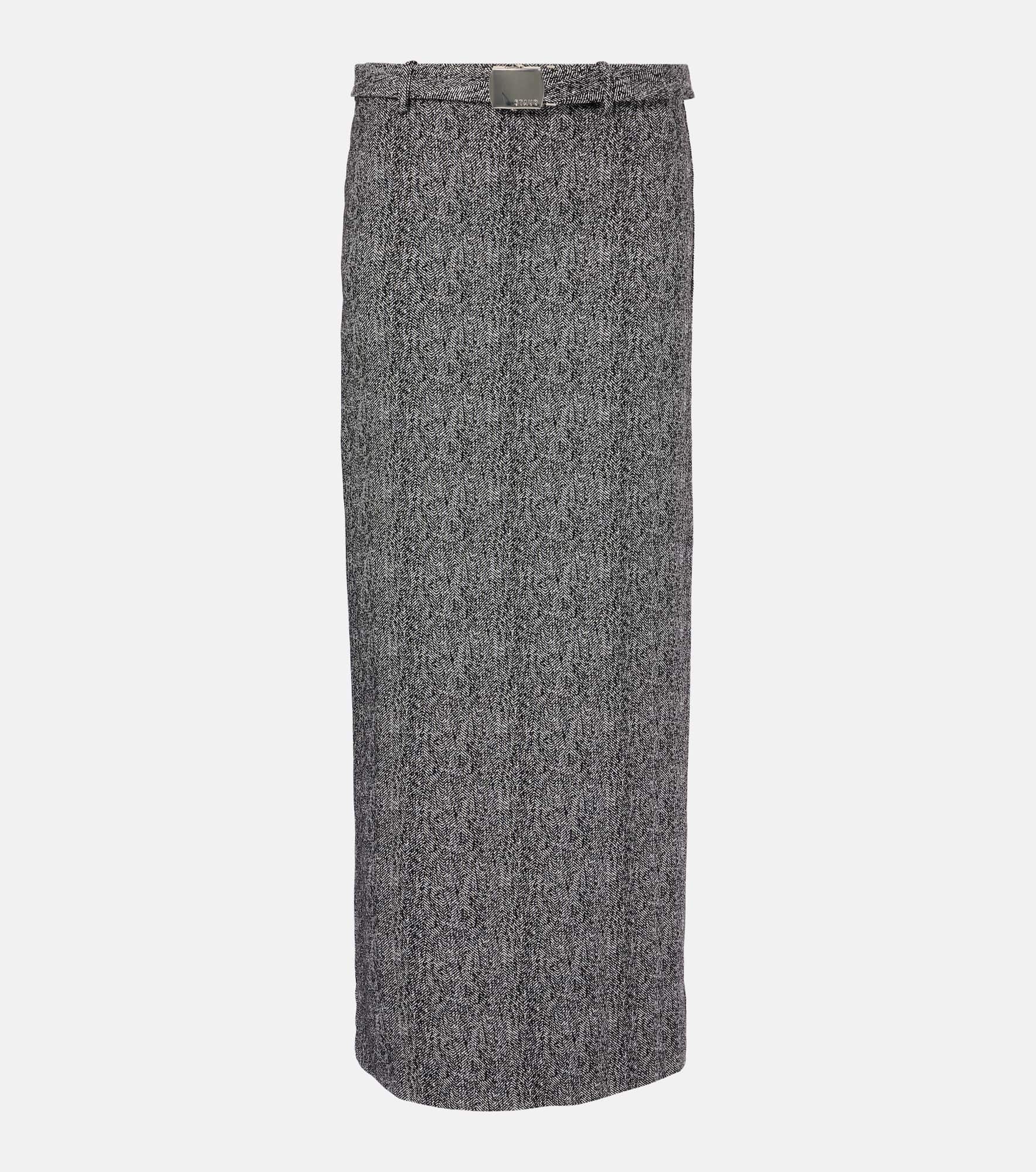 Murray herringbone maxi skirt - 1